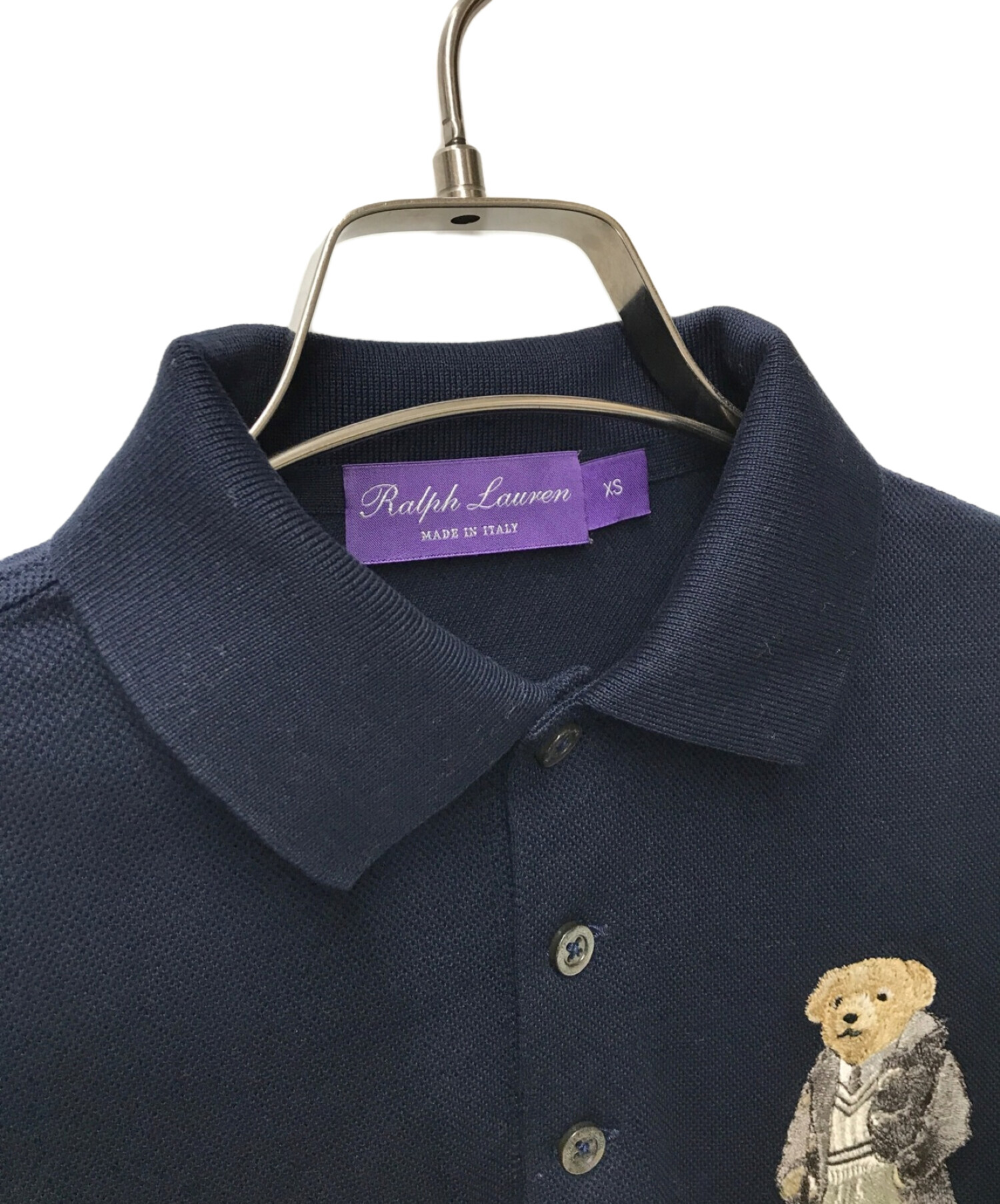 中古・古着通販】RALPH LAUREN Purple Label (ラルフ ローレン パープル レーベル) ポロベアポロシャツRALPH LAUREN  PURPLE LABEL ラルフ ローレン パープル レーベル ネイビー サイズ:XS｜ブランド・古着通販 トレファク公式【TREFAC  FASHION】スマホサイト