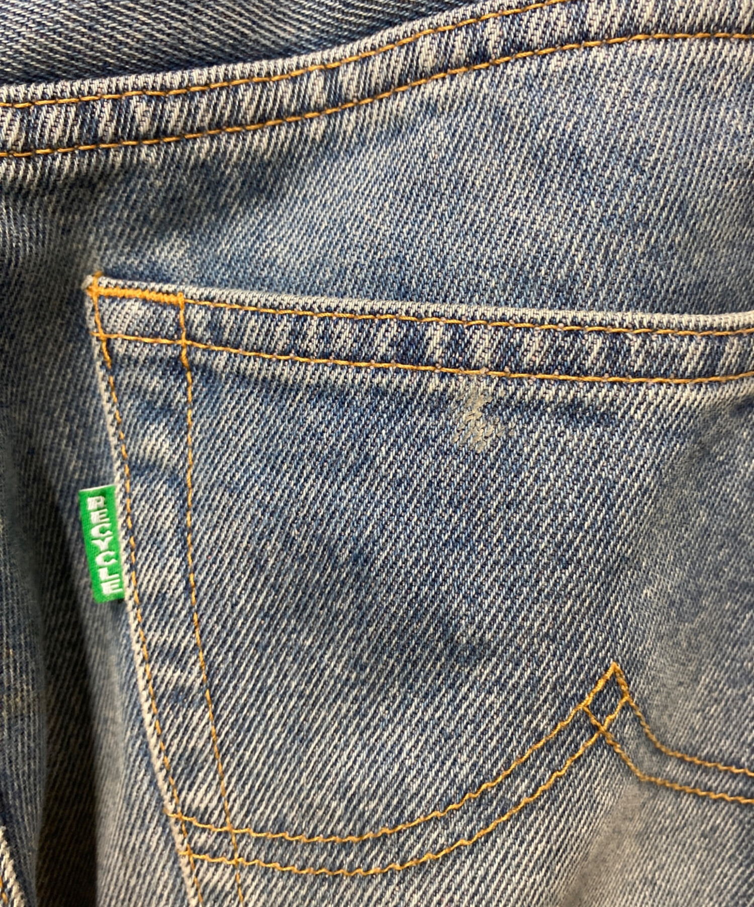 中古・古着通販】doublet (ダブレット) RECYCLE DENIM LOW-RISE DENIM PANTS doublet ダブレット  22AW20PT192 インディゴ サイズ:L｜ブランド・古着通販 トレファク公式【TREFAC FASHION】スマホサイト