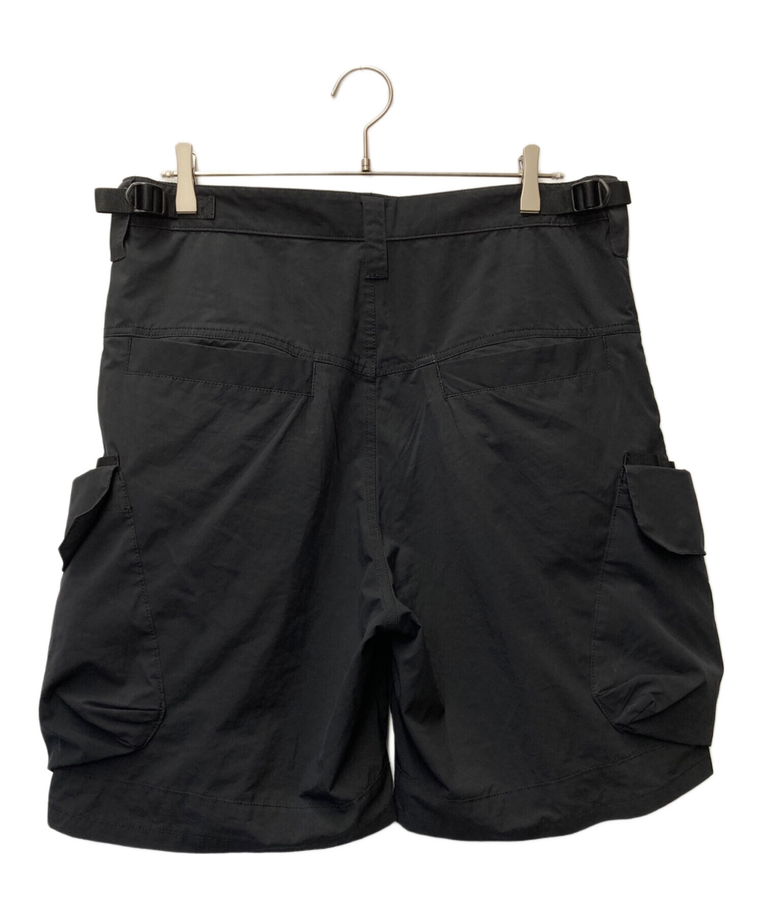 中古・古着通販】meanswhile (ミーンズワイル) Luggage Cargo Shorts ハーフパンツ meanswhile ミーンズワイル  MW-PT21107 ブラック サイズ:03｜ブランド・古着通販 トレファク公式【TREFAC FASHION】スマホサイト