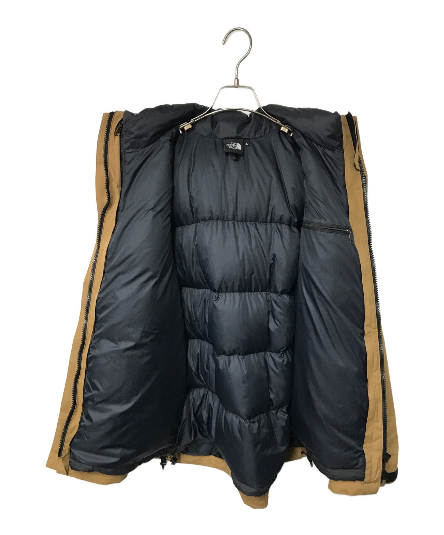 THE NORTH FACE (ザ ノース フェイス) Grace Triclimate  Jacket/グレーストリクライメイトジャケット/NP61938/ダウンジャケット ベージュ サイズ:L