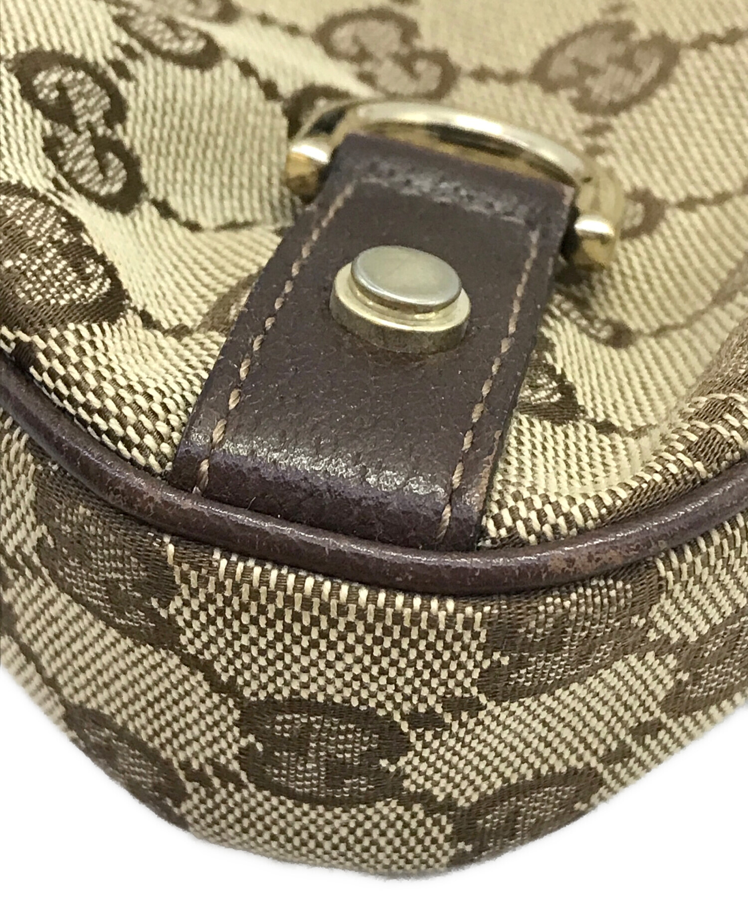 中古・古着通販】GUCCI (グッチ) アビー GGキャンバス ショルダーバッグ GUCCI グッチ ハンドバッグ 130738 ベージュ×ブラウン  サイズ:下記参照｜ブランド・古着通販 トレファク公式【TREFAC FASHION】スマホサイト