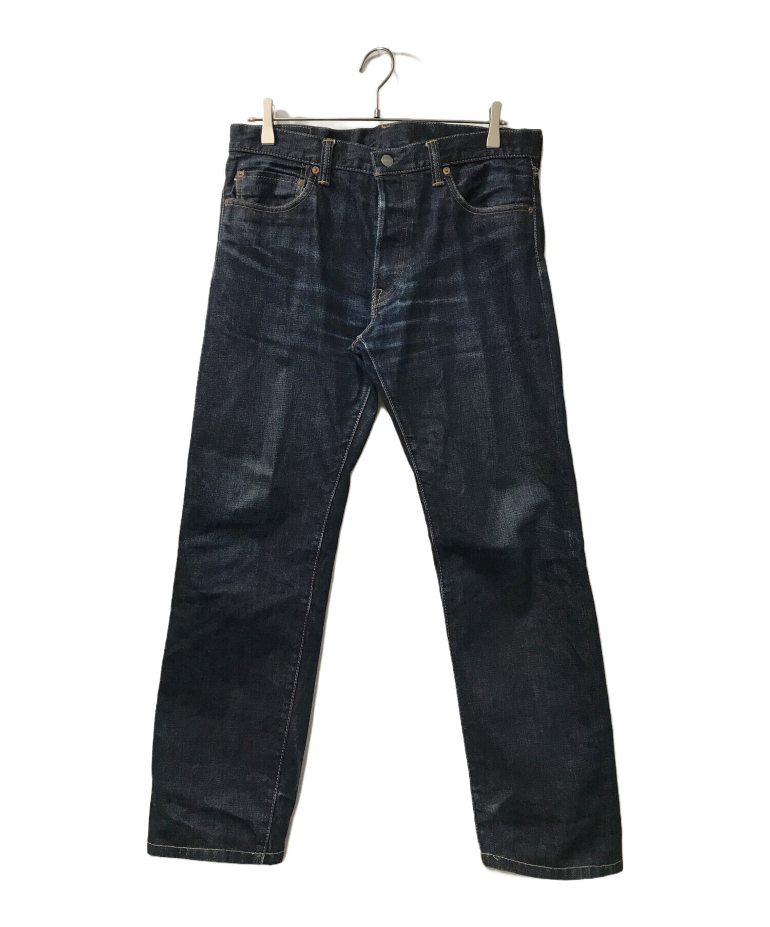 中古・古着通販】MOMOTARO JEANS (桃太郎ジーンズ) 出陣タイトストレート ボタンフライ デニムパンツ MOMOTARO JEANS  桃太郎ジーンズ 5ポケット 日本製 岡山 W34 0705SP インディゴ サイズ:W34｜ブランド・古着通販 トレファク公式【TREFAC  FASHION】スマホサイト