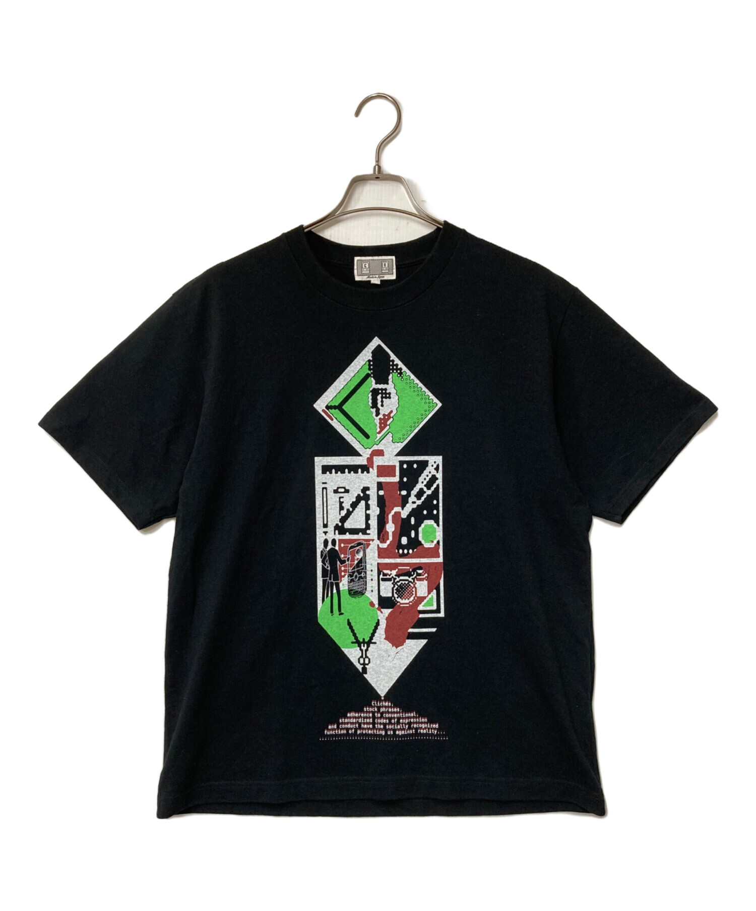 C.E (シーイー キャブエンプト) プリントTシャツ C.E シーイー キャブエンプト 日本製 黒T ブラック サイズ:M