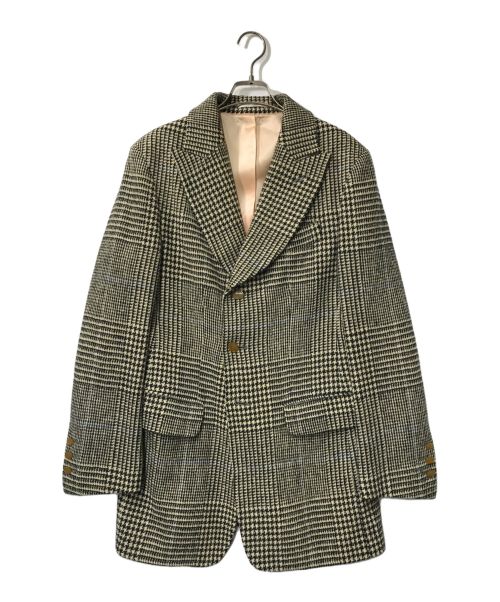 【中古・古着通販】ツイードジャケット Vivienne Westwood GOLD LABEL ヴィヴィアン・ウエストウッド ゴールドレーベル  Harris Tweed ハリスツイード オーブボタン グレンチェック ハウンドトゥース 千鳥格子 イギリス製｜ブランド・古着通販 ...