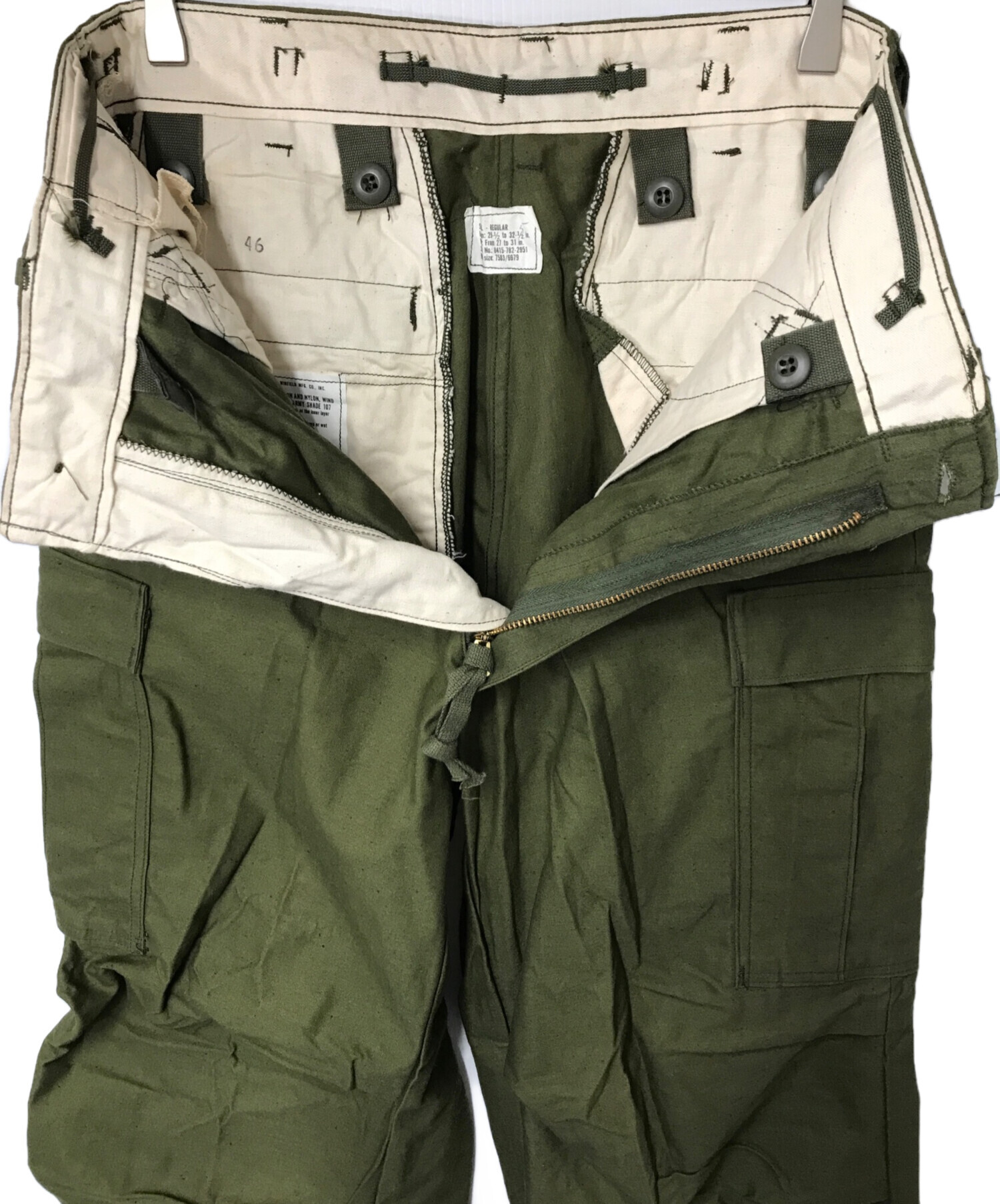 中古・古着通販】US ARMY (ユーエスアーミー) M-65 FIELD PANTS/ミリタリーカーゴパンツ/8415-782-2951/US  ARMY/ユーエスアーミー/1972年製/ヴィンテージミリタリー オリーブ サイズ:SMALL REGULAR｜ブランド・古着通販  トレファク公式【TREFAC FASHION】スマホサイト