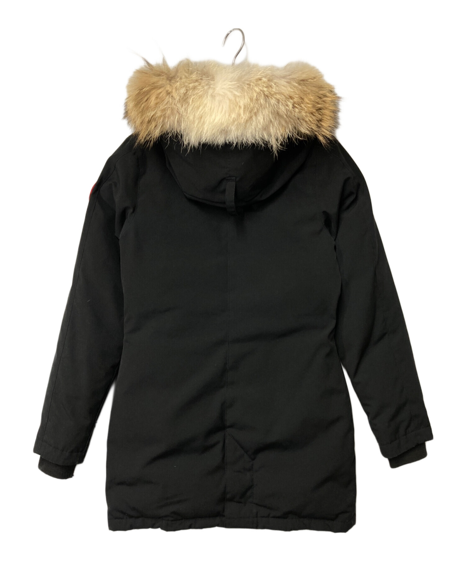 CANADA GOOSE (カナダグース) JASPER PARKA ジャスパーパーカー CANADA GOOSE カナダグース ダウンコート  コヨーテ ファー パファーコート カナダ製 68F8490 ブラック サイズ:XS