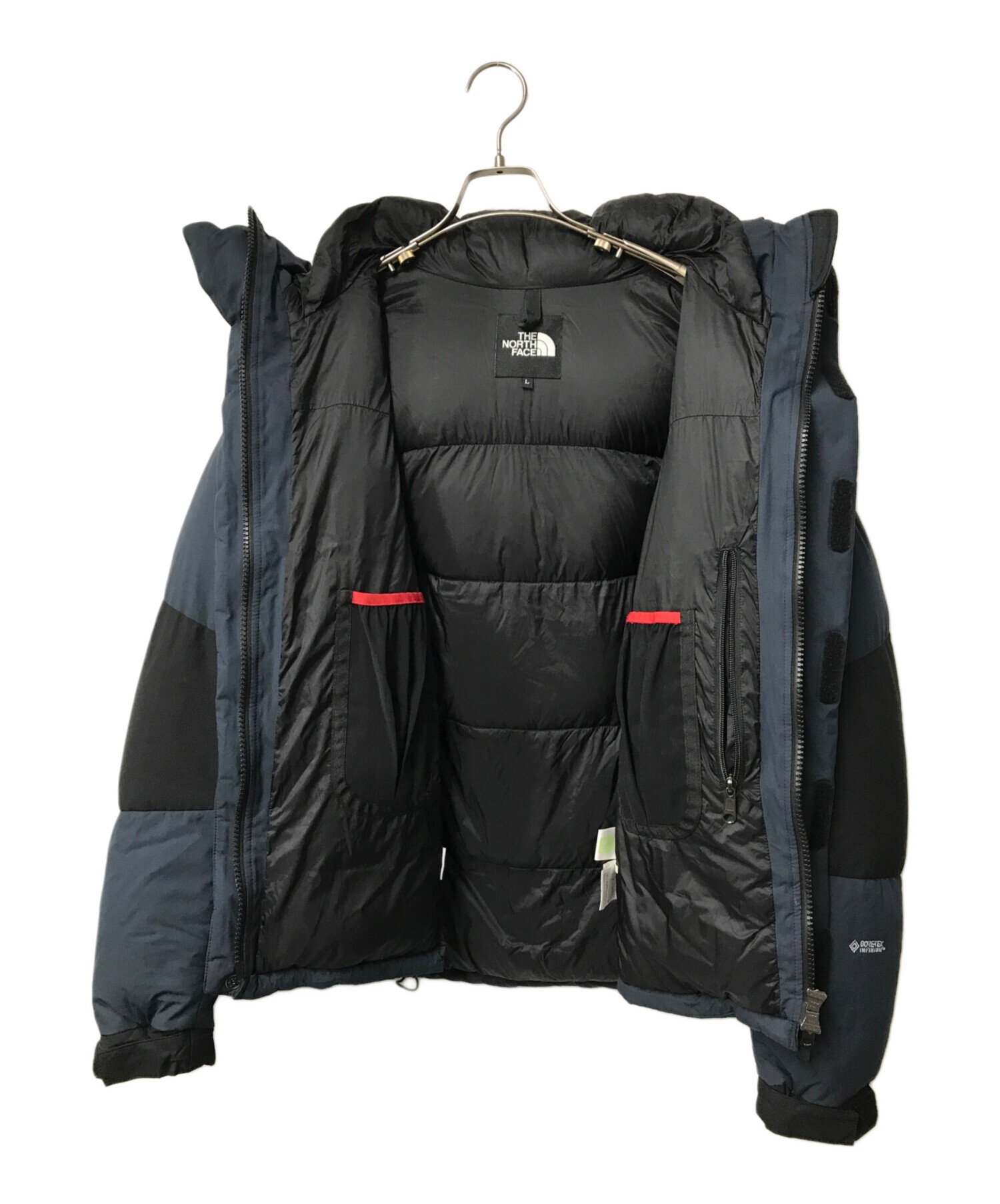 中古・古着通販】バルトロライトジャケット THE NORTH FACE ザ ノース フェイス GORE-TEX INFINIUM™PRODUCTS  ゴアテックス インフィニアム ワンハンドアジャスターフーデット ネイビー×ブラック ダブルチャック ND9｜ブランド・古着通販  トレファク公式【TREFAC FASHION ...