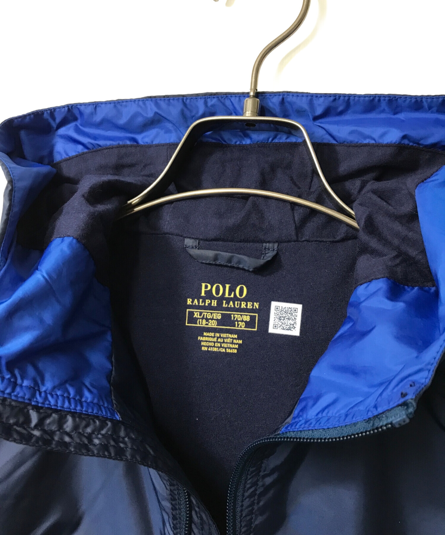 中古・古着通販】POLO RALPH LAUREN (ポロ・ラルフローレン) アノラックパーカー POLO RALPH LAUREN ポロ・ ラルフローレン ネイビー ネイビー サイズ:XL｜ブランド・古着通販 トレファク公式【TREFAC FASHION】スマホサイト