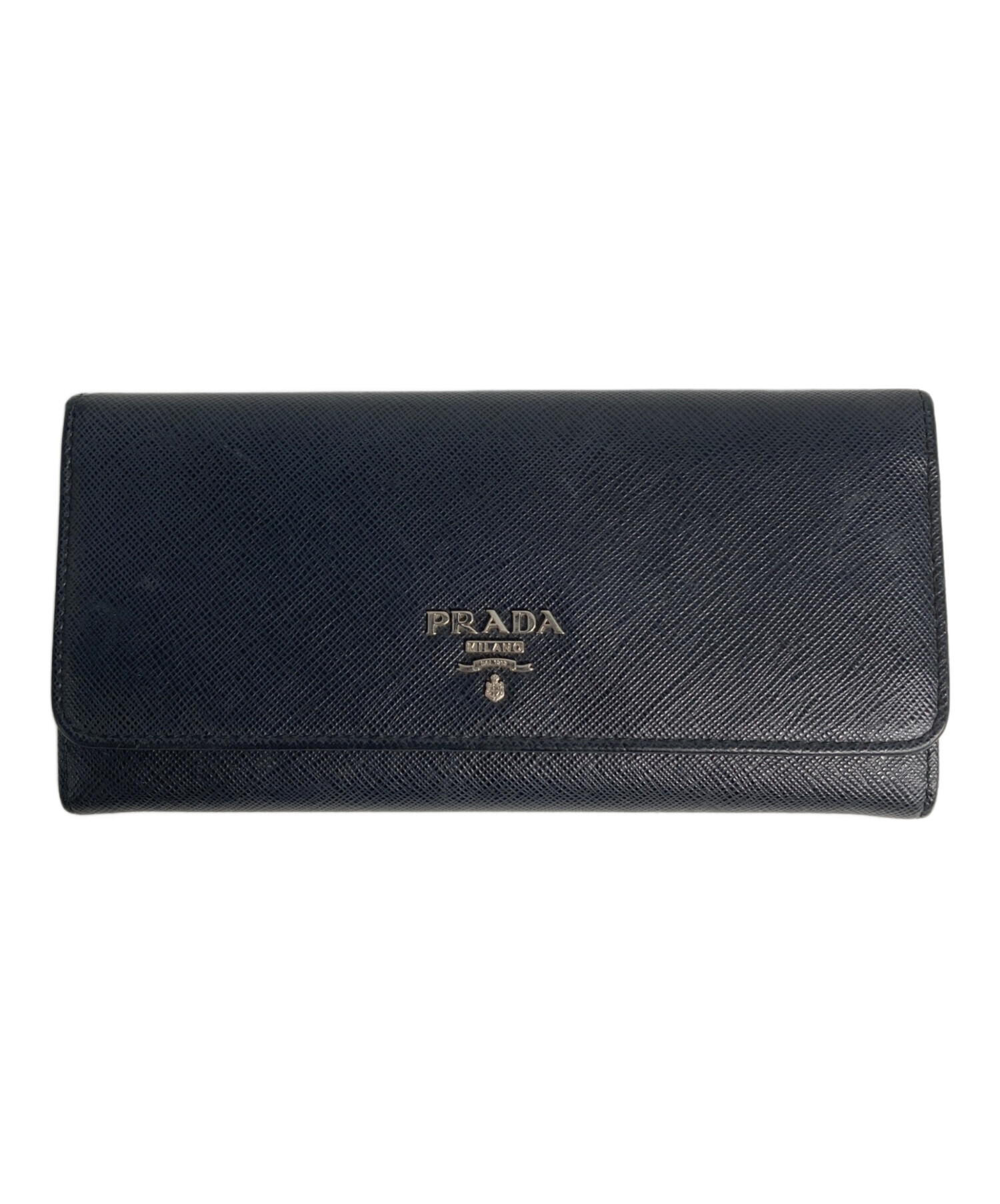 中古・古着通販】PRADA (プラダ) サフィアーノ レザー 2つ折り財布/1MH132/長財布/ブラック×ピンク ブラック×ピンク｜ブランド・古着通販  トレファク公式【TREFAC FASHION】スマホサイト