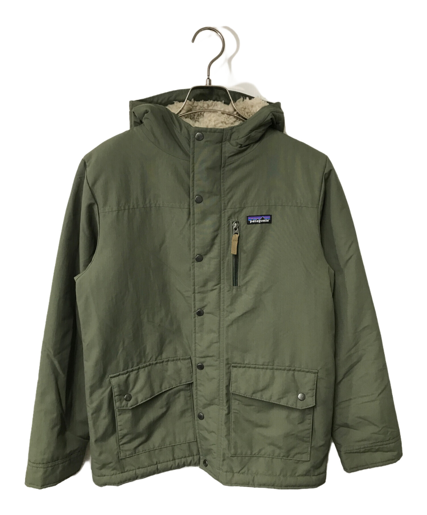 Patagonia (パタゴニア) キッズ・インファーノ・ジャケット/68460/裏ボア オリーブ サイズ:XL【キッズ】