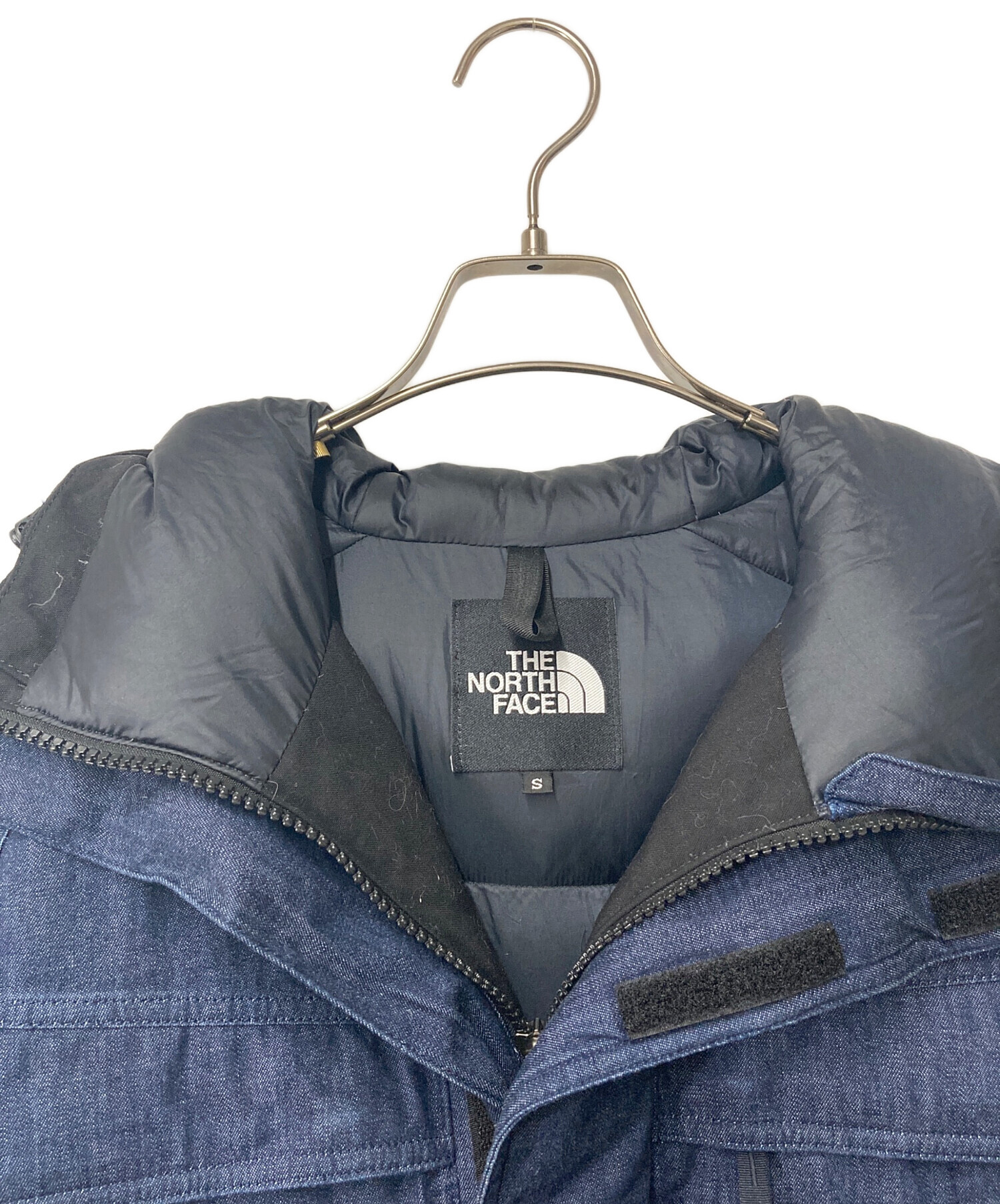 THE NORTH FACE (ザ ノース フェイス) Denim McMurdo Parka JKT/デニム  マクマードパーカージャケット/ダウンジャケット/ND91736 インディゴ サイズ:S