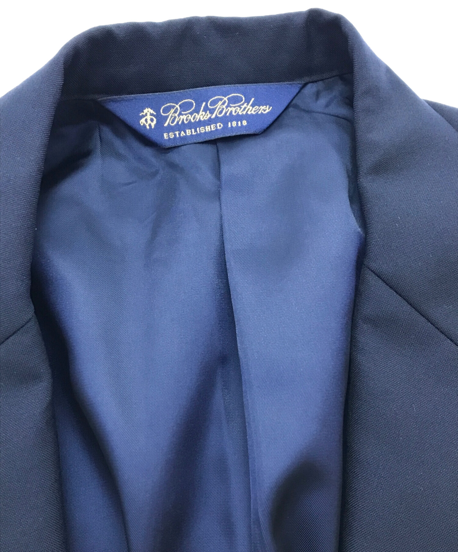 BROOKS BROTHERS (ブルックスブラザーズ) LORO PIANA (ロロピアーナ)  金釦ウールブレザー/紺ブレザー/ロロピアーナ/テーラードジャケット/USA製 ネイビー サイズ:40S