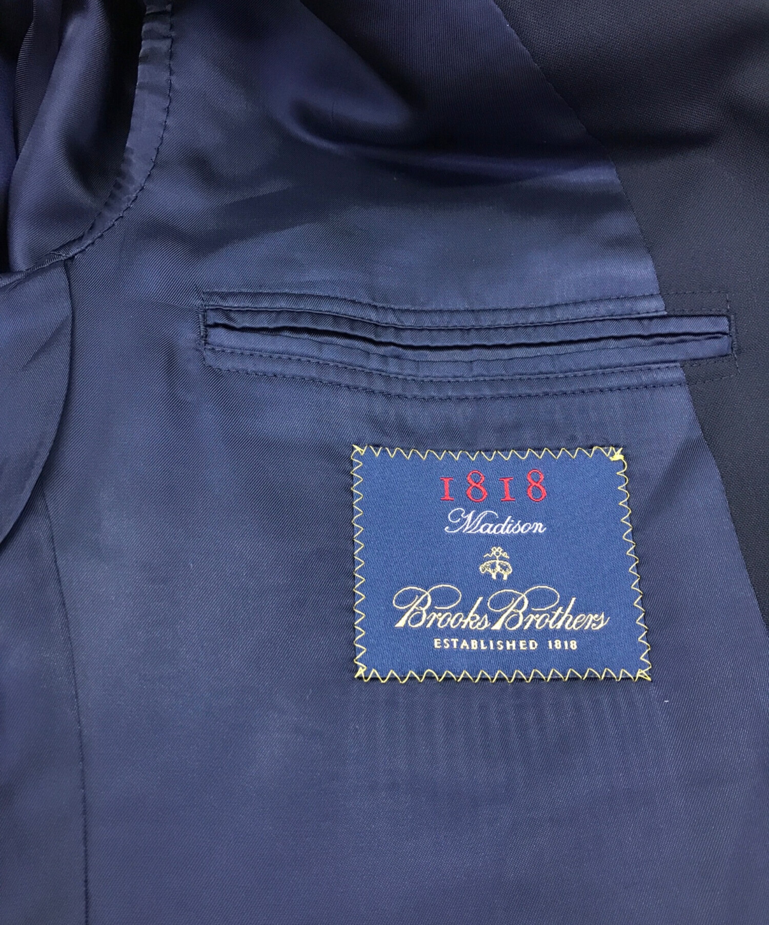 BROOKS BROTHERS (ブルックスブラザーズ) LORO PIANA (ロロピアーナ)  金釦ウールブレザー/紺ブレザー/ロロピアーナ/テーラードジャケット/USA製 ネイビー サイズ:40S