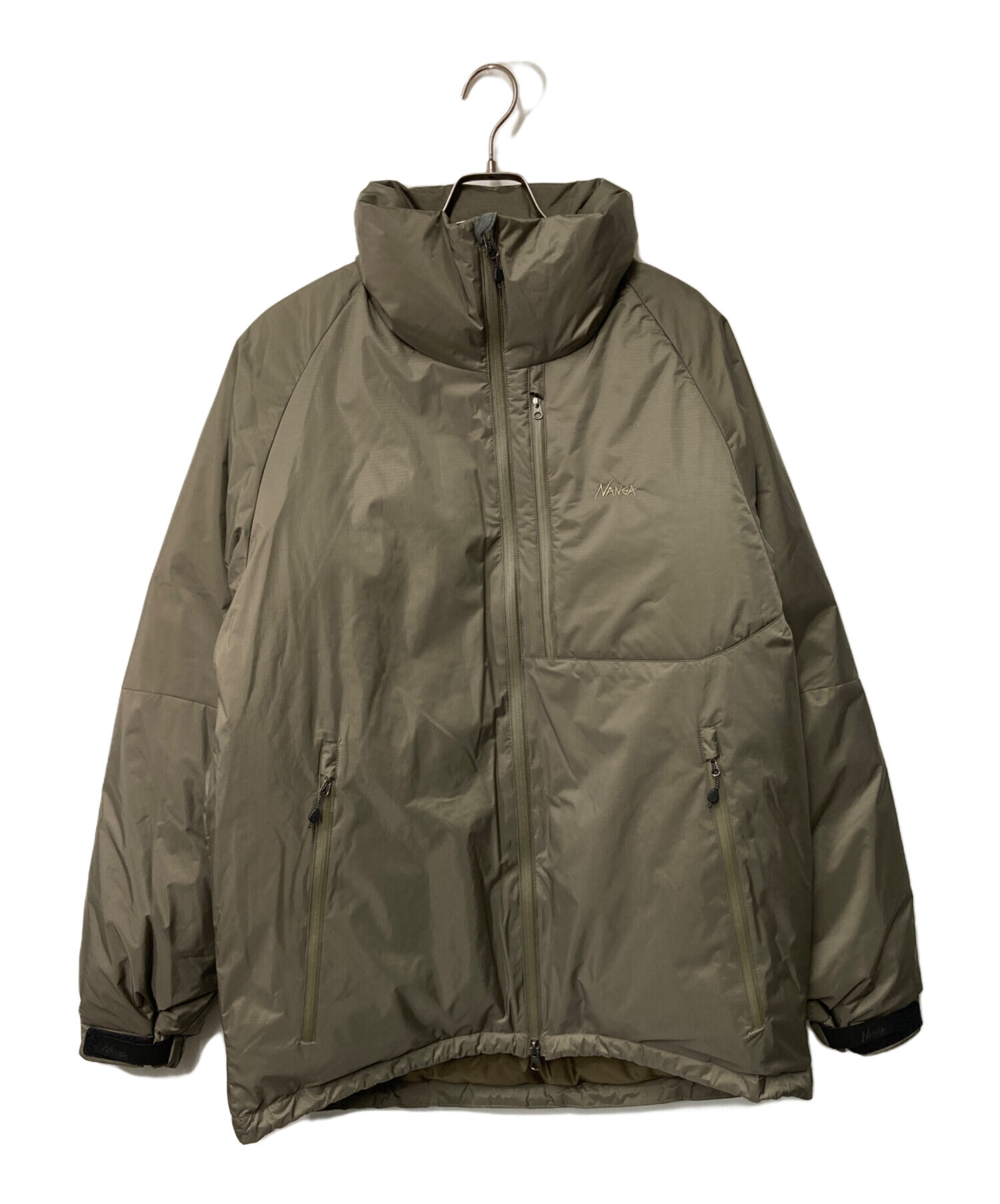 NANGA (ナンガ) AURORA STAND COLLAR DOWN JACKET/オーロラ スタンドカラー ダウンジャケット K23A25  カーキ サイズ:JPN XL/USA L/EUR L