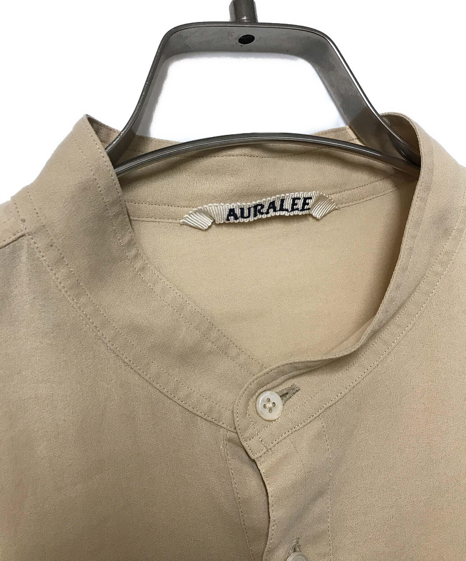 中古・古着通販】AURALEE (オーラリー) SHUTTLE GEORGETTE CLOTH P/O SHIRTS AURALEE オーラリー A20SS01MG  コットンプルオーバーシャツ ベージュ ベージュ サイズ:3｜ブランド・古着通販 トレファク公式【TREFAC FASHION】スマホサイト