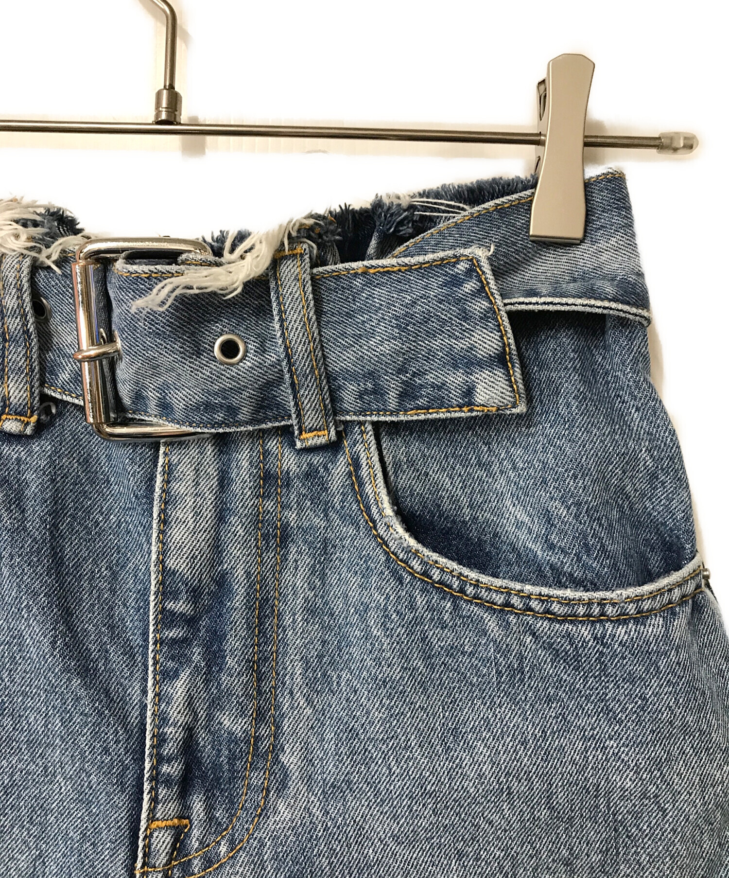 中古・古着通販】ALEXANDER WANG (アレキサンダーワング) デニムショートパンツ/ALEXANDER WANG/アレキサンダーワング  インディゴ サイズ:24｜ブランド・古着通販 トレファク公式【TREFAC FASHION】スマホサイト