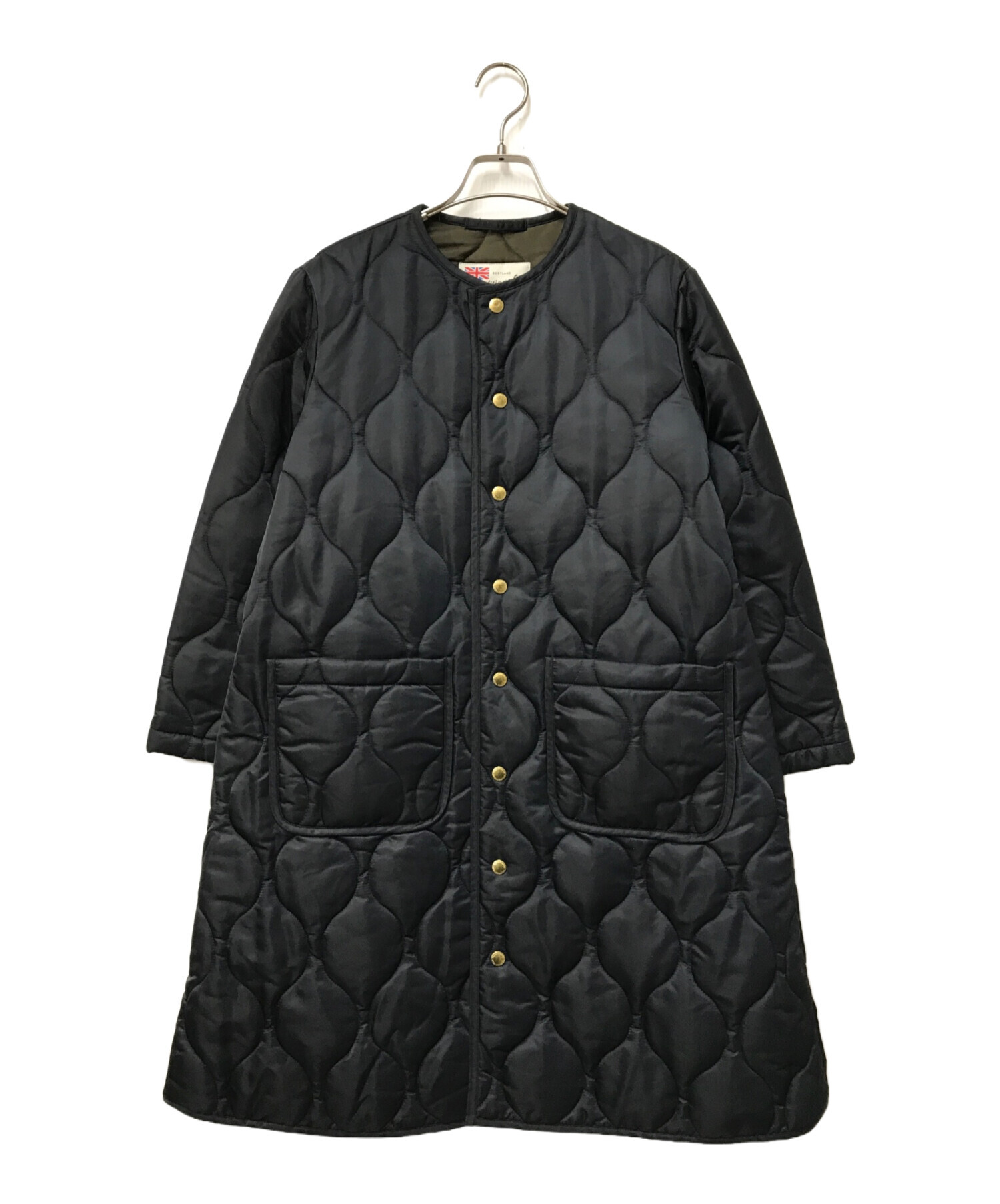 別注 キルティングノーカラーコート Traditional Weatherwear トラディショナルウェザーウェア Spick and Span  スピックアンドスパン L202APQCO0251MJ