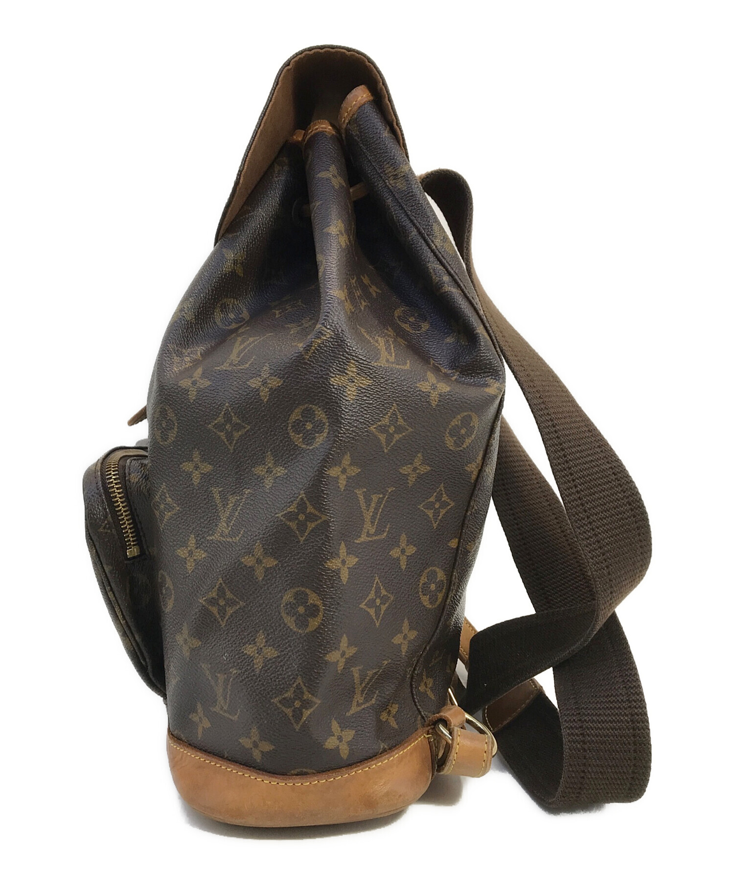 LOUIS VUITTON (ルイ ヴィトン) リュック LOUIS VUITTON ルイ ヴィトン モノグラム モンスリGM M51135 ブラウン  サイズ:下記参照