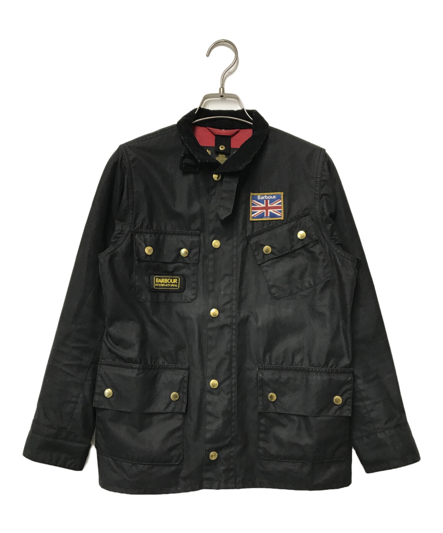 中古・古着通販】Barbour (バブアー) UNION JACK INTERNATIONAL JACKET ユニオンジャック インターナショナルジャケット  Barbour バブアー キッズ オイルドコットン 1502071 ブラック サイズ:KIDS L｜ブランド・古着通販 トレファク公式【TREFAC  FASHION】スマホサイト