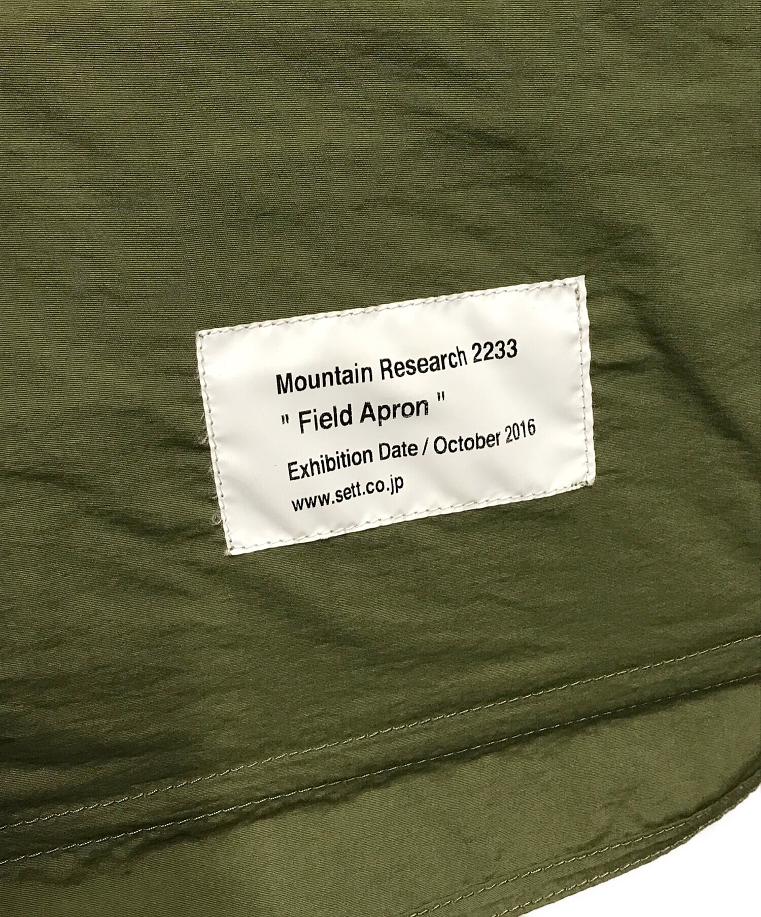 中古・古着通販】MOUNTAIN RESEARCH (マウンテンリサーチ) Field Apron フィールドエプロン MOUNTAIN  RESEARCH マウンテンリサーチ 日本製 MTR-2233 オリーブ サイズ:FREE｜ブランド・古着通販 トレファク公式【TREFAC  FASHION】スマホサイト