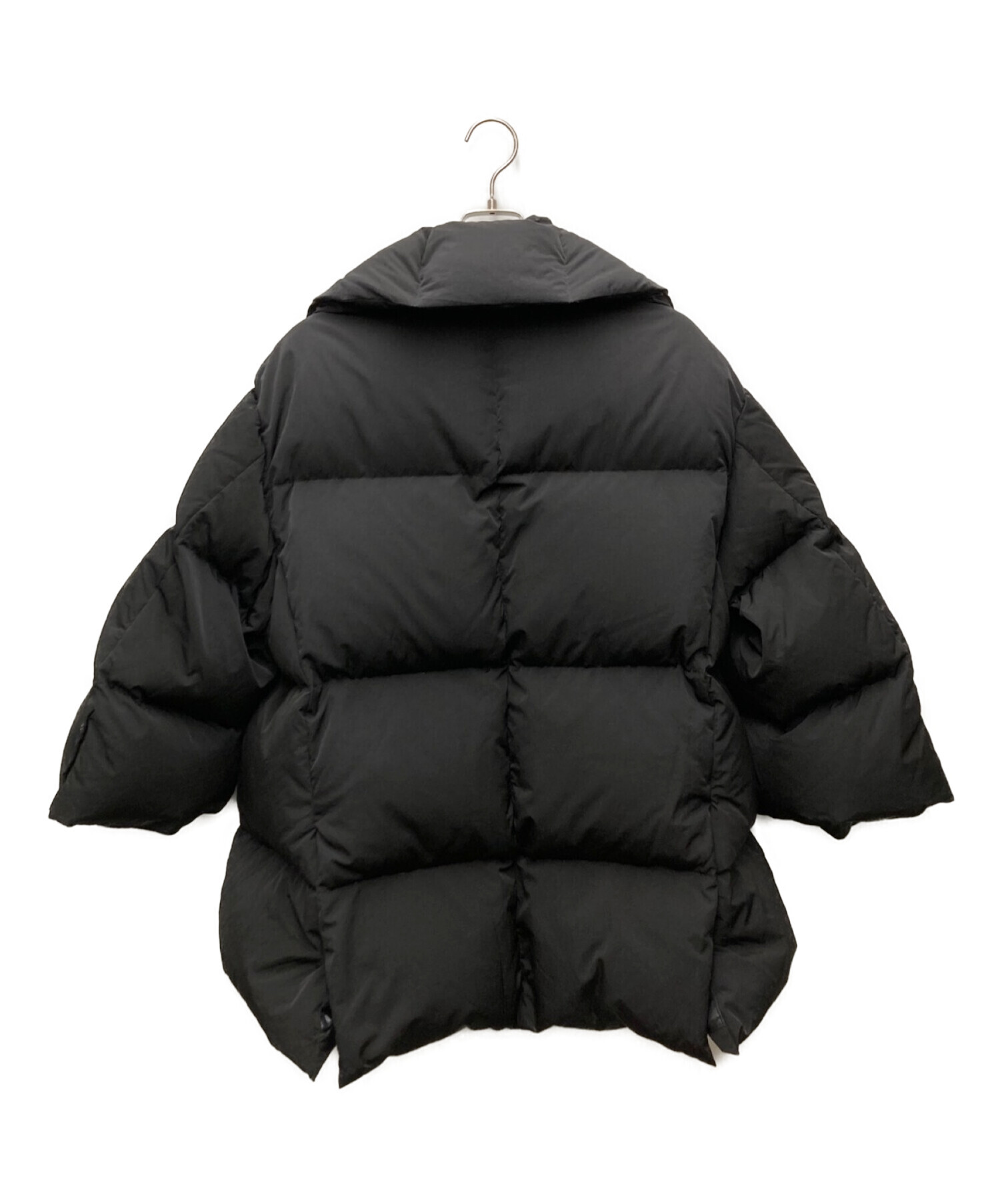 FUMITO GANRYU (フミトガンリュウ) TRAPEZE LAPELED DOWN JACKET ブラック サイズ:1