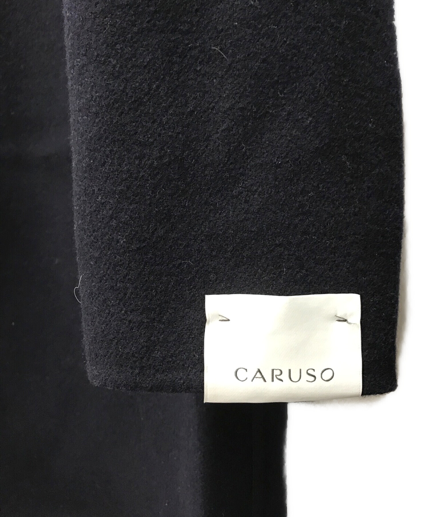 中古・古着通販】CARUSO (カルーゾ) ツイル ダブルフェイス チェスター