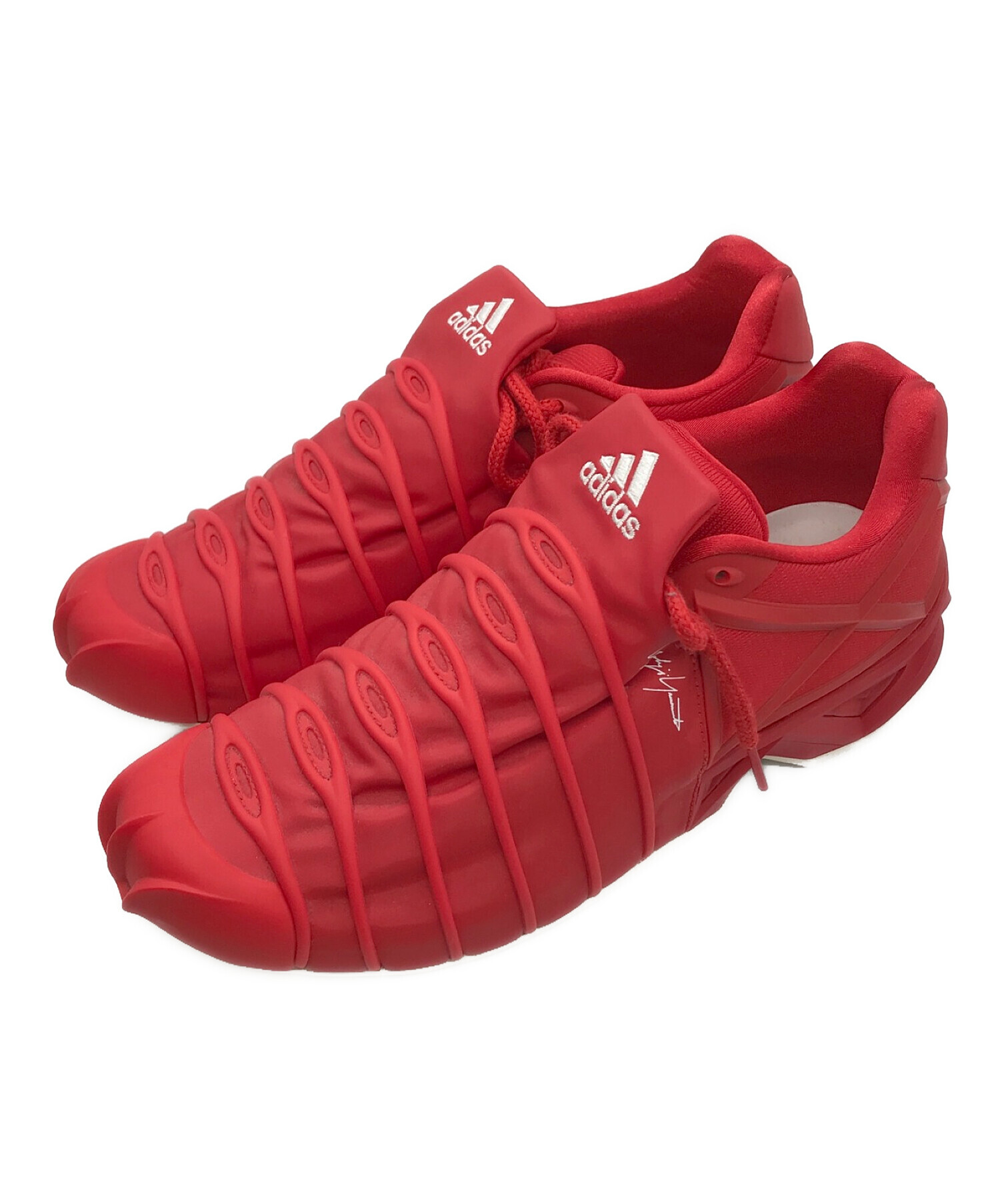 Y-3×adidas (ワイスリー×アディダス) YUUTO　スニーカー レッド サイズ:27cm