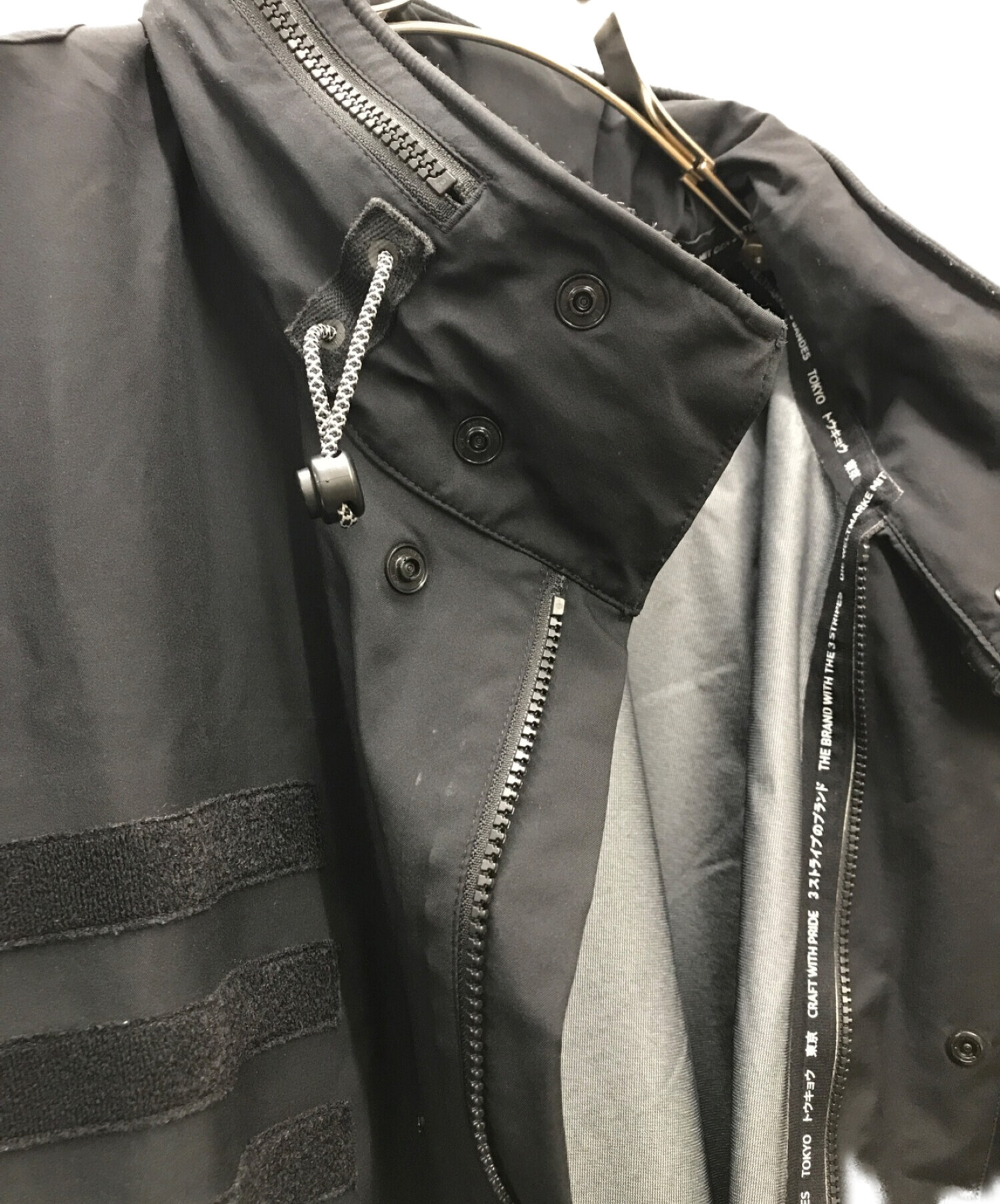 adidas ×NEIGHBORHOOD (アディダス×ネイバーフット) M-51 Jacket　ジャケット　ナイロンコート　 ブラック サイズ:Ｍ