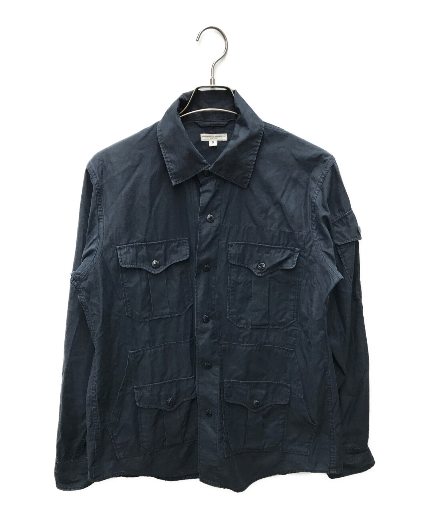 Engineered Garments (エンジニアドガーメンツ) ミリタリーシャツジャケット ネイビー サイズ:Ｓ