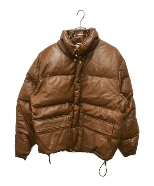 中古・古着通販】GOLF WANG (ゴルフワン) LEATHER FLAME PUFFY JACKET