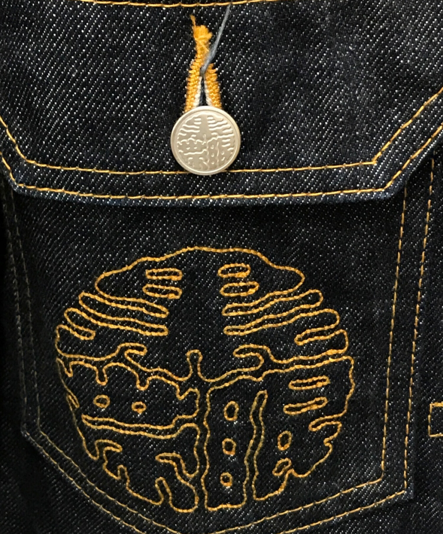 BlackEyePatch (ブラックアイパッチ) KAMON DENIM JACKET インディゴ サイズ:Ｌ