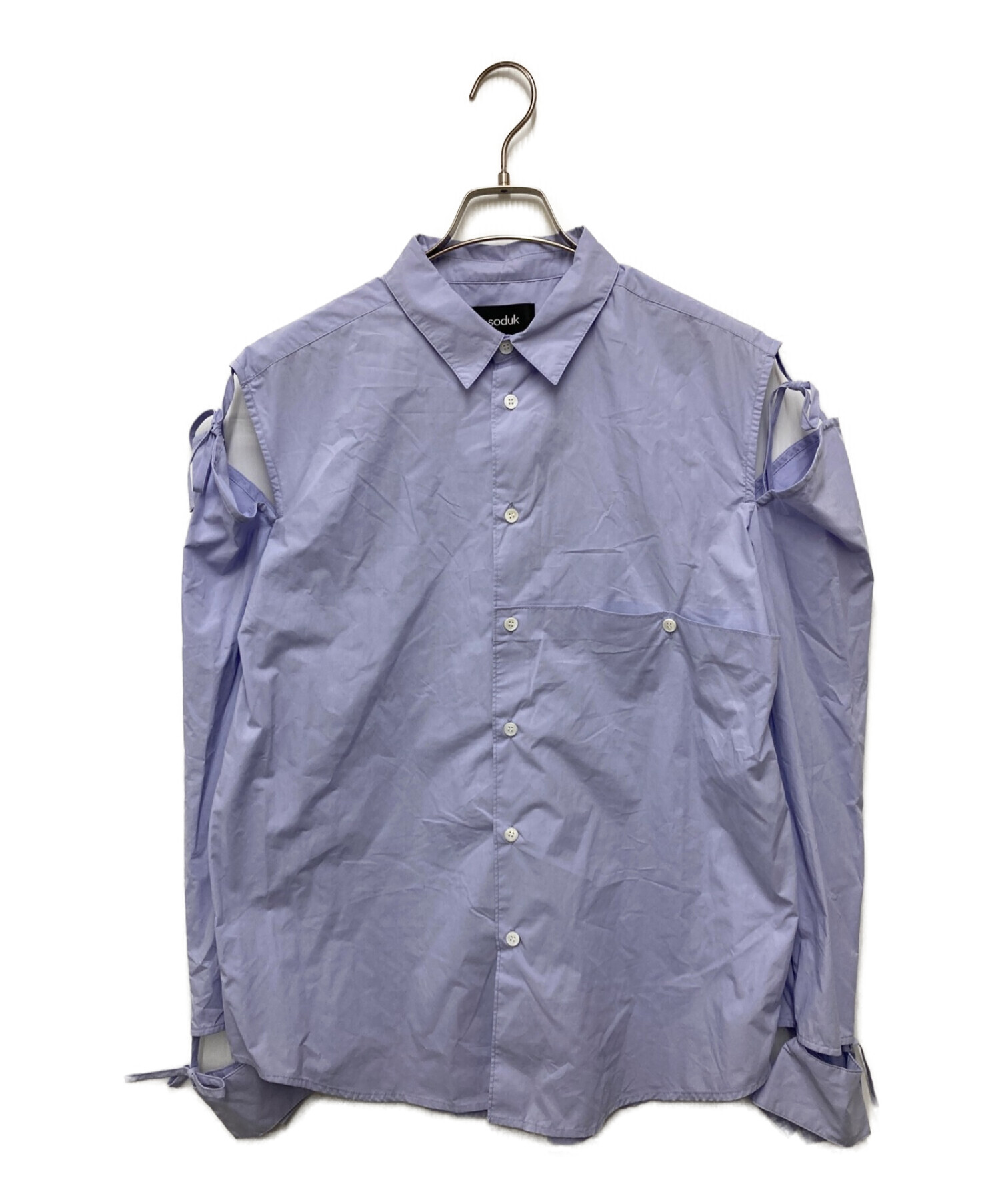soduk (スドーク) ribbon everywhere shirt デザインシャツ ラベンダー サイズ:なし