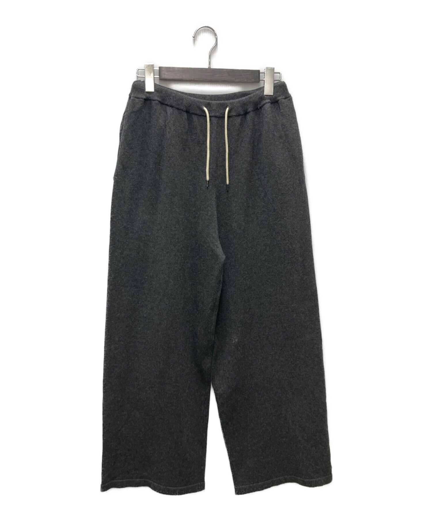 walenode (ウェルノード) Cotton cashmere Straight pants ブラウン サイズ:1