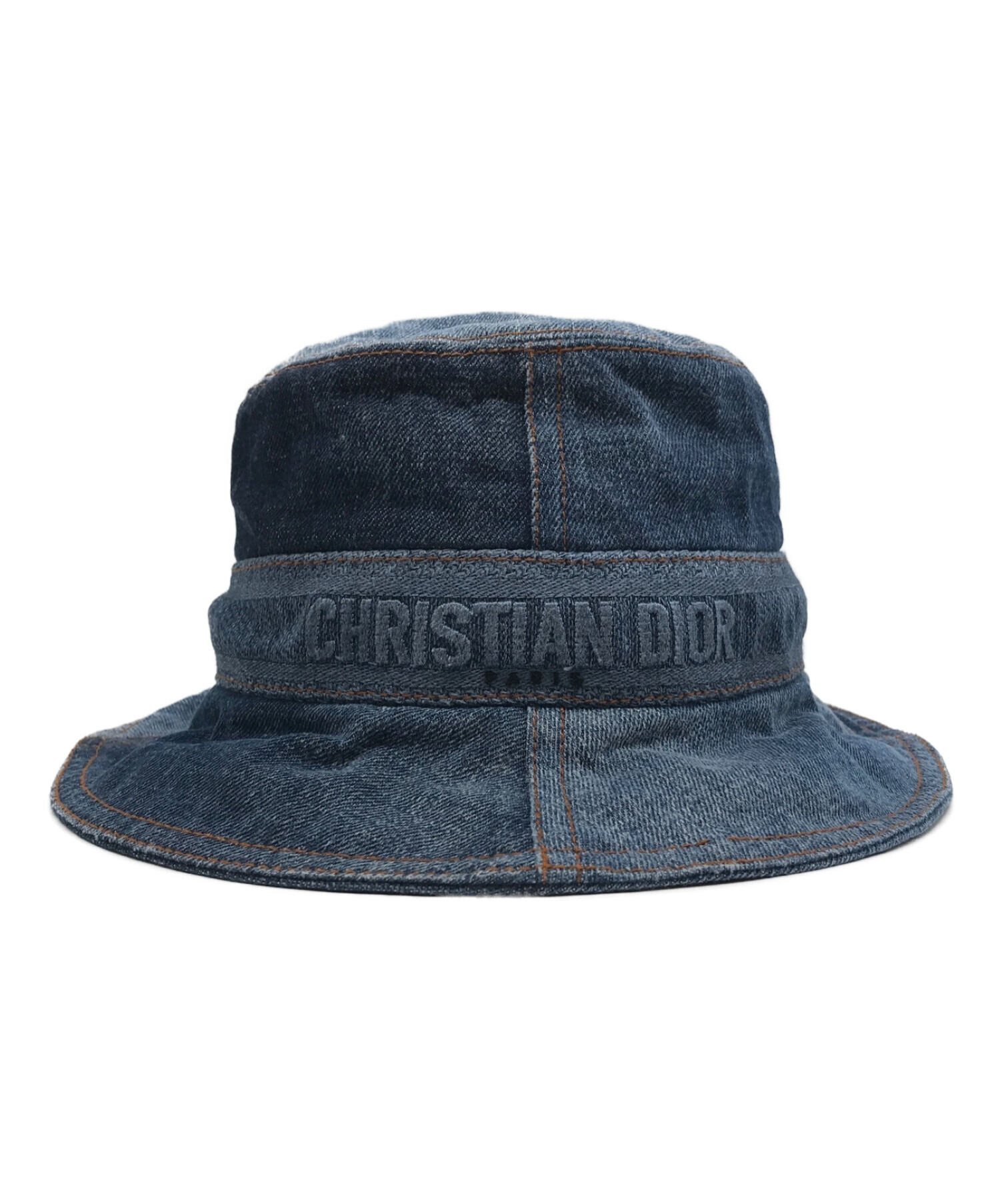 Christian Dior (クリスチャン ディオール) デニムバケットハット インディゴ サイズ:57
