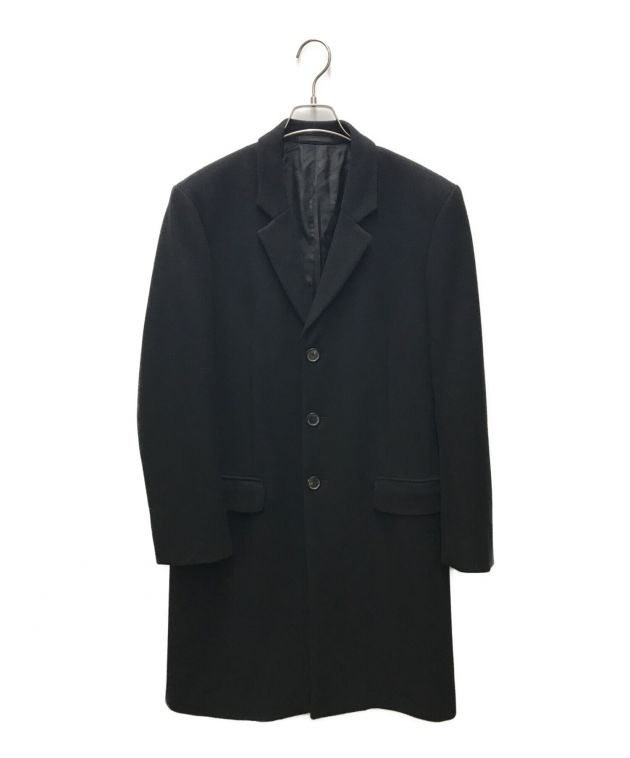 中古・古着通販】JIL SANDER (ジルサンダー) ウールチェスターコート ブラック サイズ:46｜ブランド・古着通販  トレファク公式【TREFAC FASHION】スマホサイト