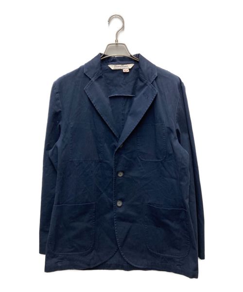 Rowing Blazers ローイングブレザーズ ジャケット サイズ:36 20AW BEAMS PLUS ビームス 別注 スウェット 段返り 3B ブレザー ジャケット テーラード 金ボタン 裏毛 バーガンディ アウター ブルゾン【メンズ】【美品】