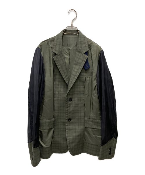 【中古・古着通販】sacai (サカイ) グレンチェックジャケット