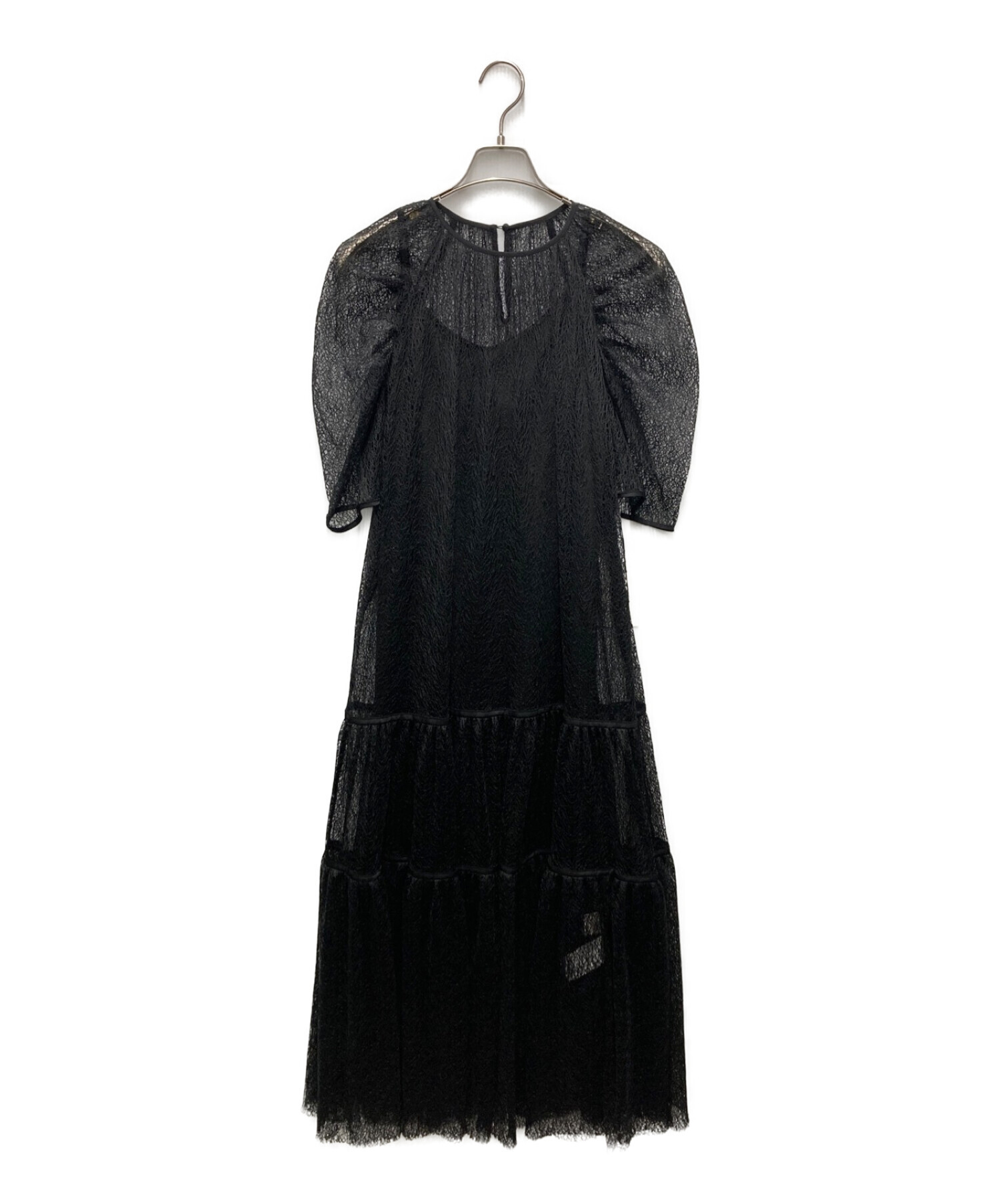 Ameri (アメリ) MEDI MELON TULLE LAYERED DRESS ブラック サイズ:M 未使用品