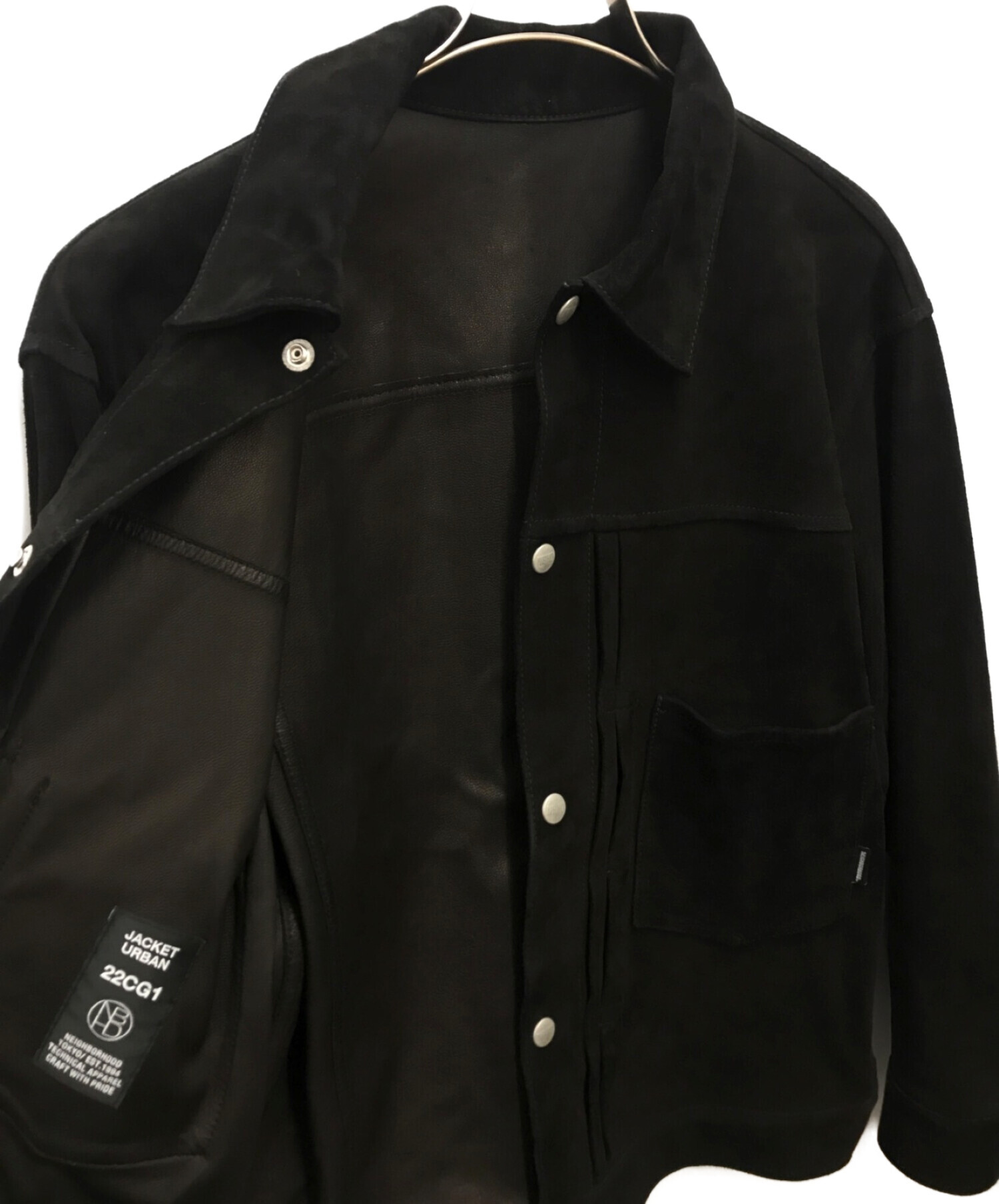 NEIGHBORHOOD (ネイバーフッド) Suede Type-2 Jacket スウェードジャケット ブラック サイズ:M