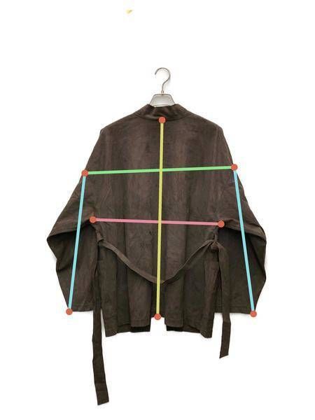 中古・古着通販】RAINMAKER (レインメーカー) ECO SUEDE BELTED JACKET