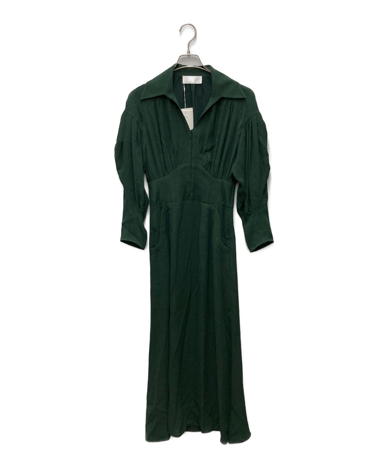 Mame Kurogouchi (マメクロゴウチ) Stripe Jacquard Dress　ジャガードドレス グリーン サイズ:1