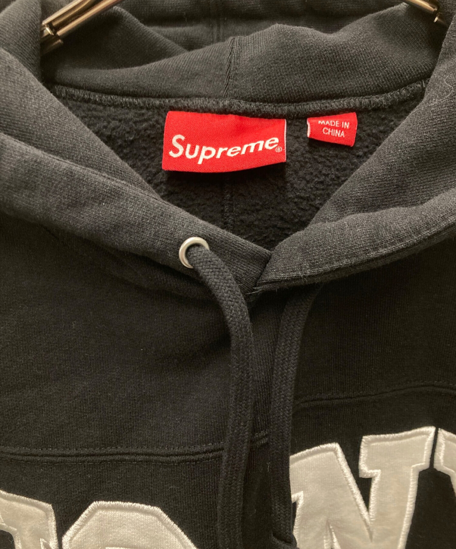 SUPREME (シュプリーム) US-NY Hooded Sweatshirt ブラック サイズ:M