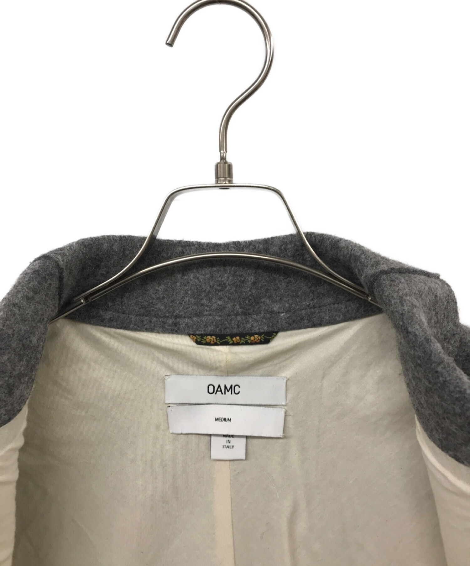 OAMC (オーエーエムシー) オーバーサイズシャツジャケット グレー サイズ:M