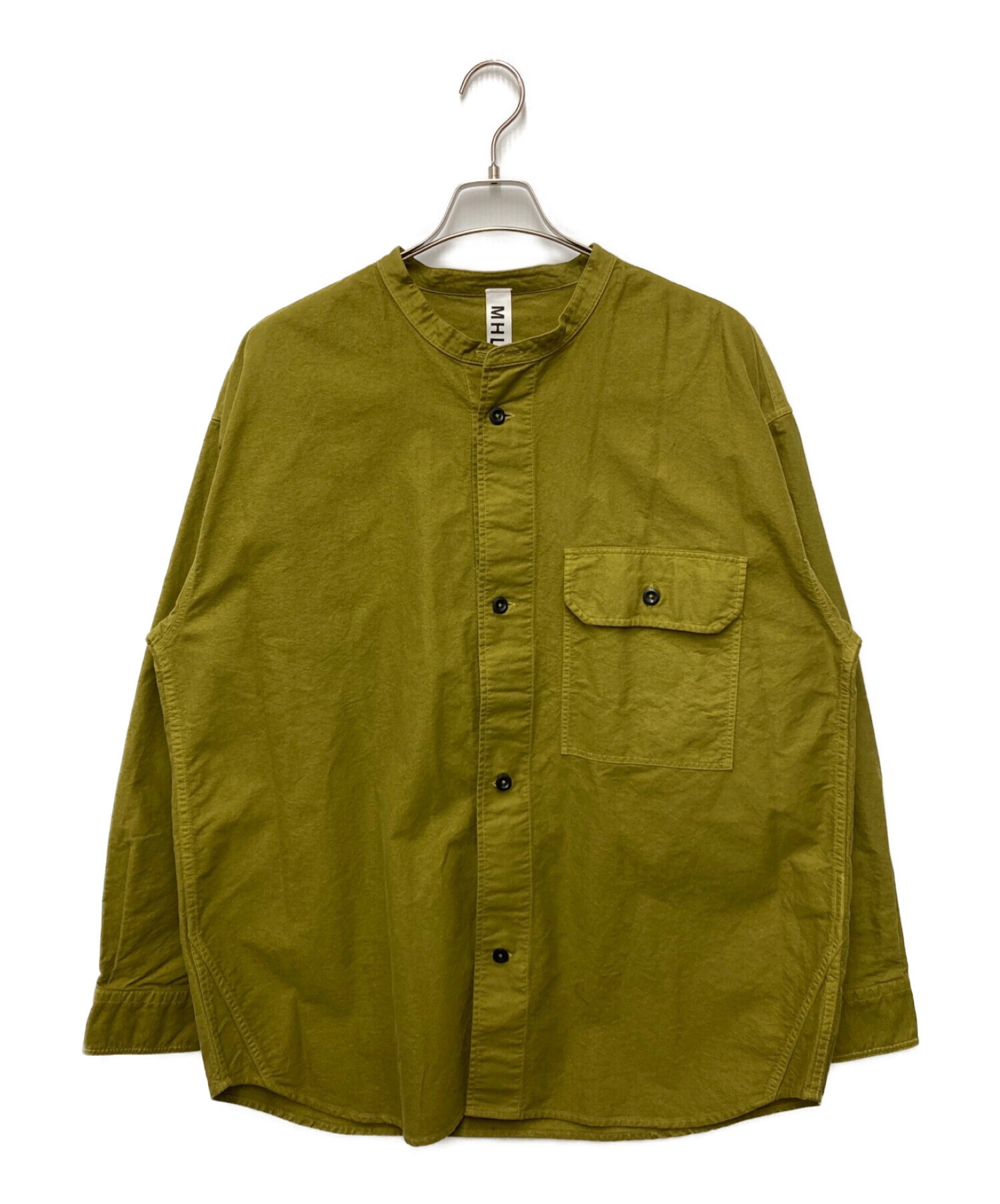 中古・古着通販】MHL (エムエイチエル) SOFT HOPSACK SHIRT/ソフト