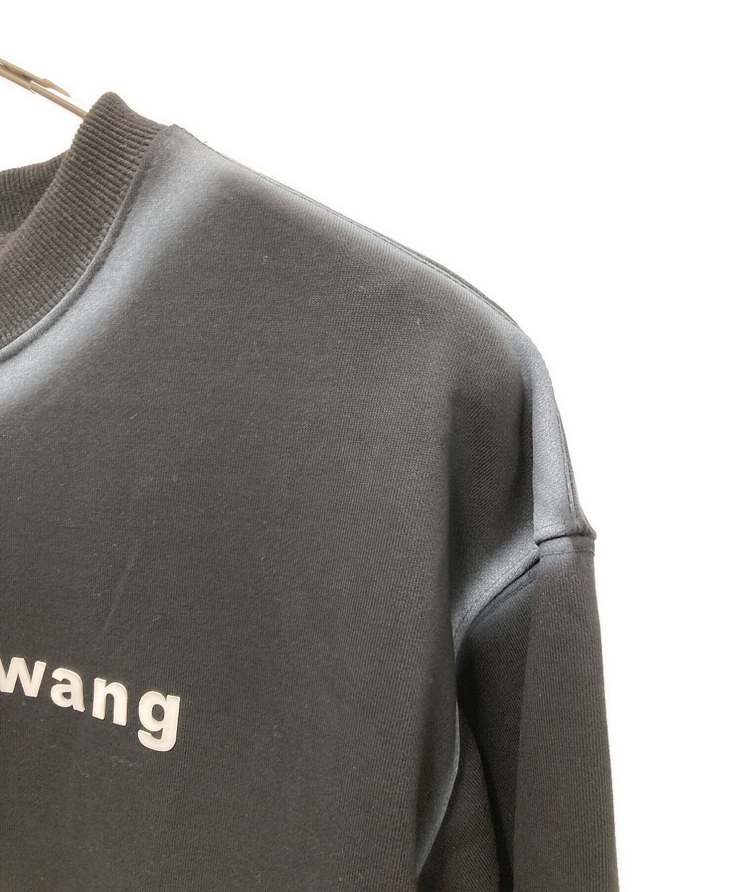 ALEXANDER WANG.T (アレキサンダーワング) ロゴスウェット ブラック サイズ:S