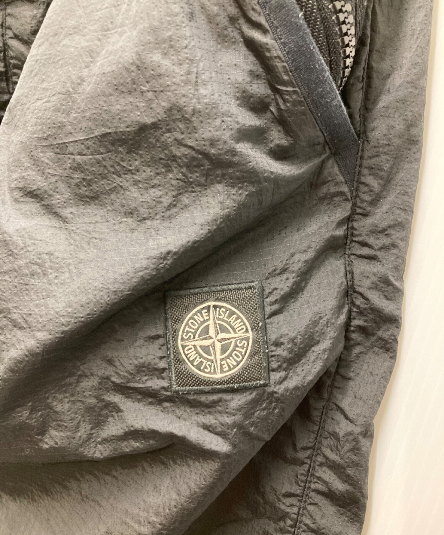 STONE ISLAND (ストーンアイランド) Nylon Metal Pants　ナイロンメタルジョガーパンツ ブラック サイズ:M