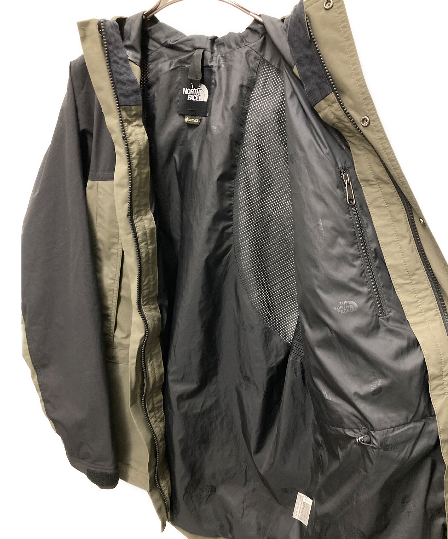 中古・古着通販】THE NORTH FACE (ザ ノース フェイス) Mountain Light Jacket マウンテンライトジャケット  ブラック × オリーブ サイズ:XL｜ブランド・古着通販 トレファク公式【TREFAC FASHION】スマホサイト