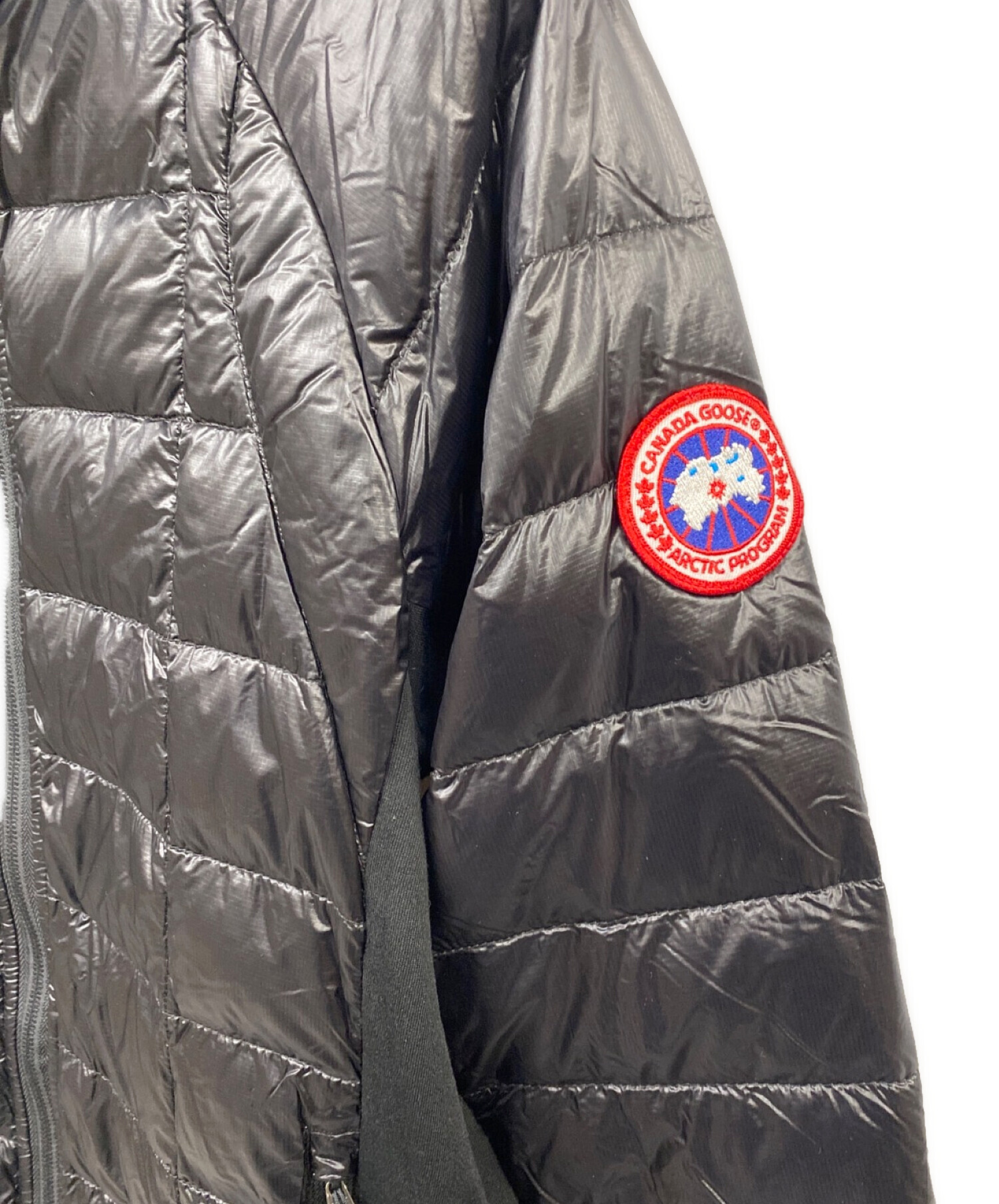 CANADA GOOSE (カナダグース) HYBRIDGH LITE JACKET ハイブリッドライトジャケット ライトダウンジャケット ブラック  サイズ:S