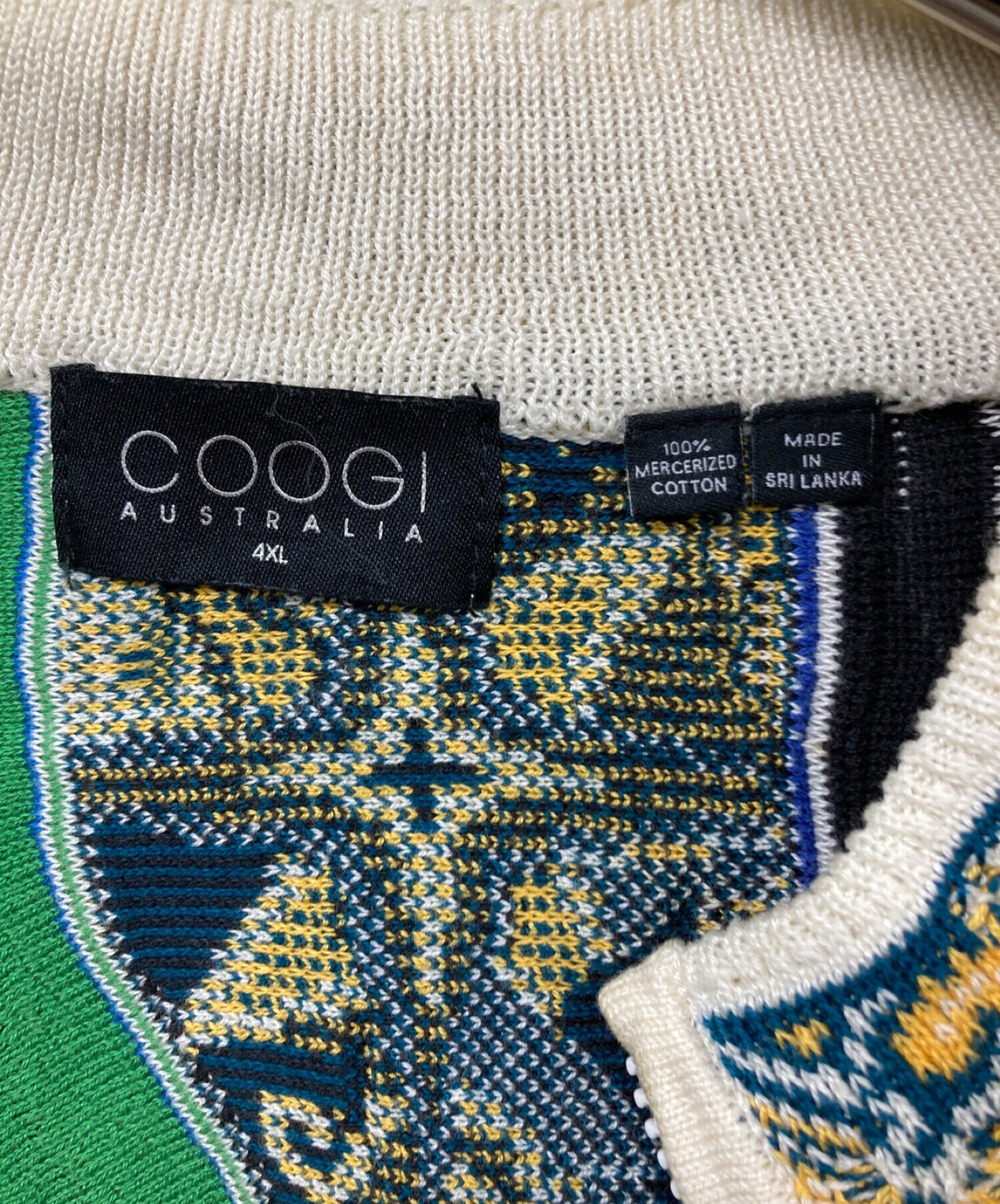 Coogi (クージー) 3Dニットジャケット マルチカラー サイズ:4XL