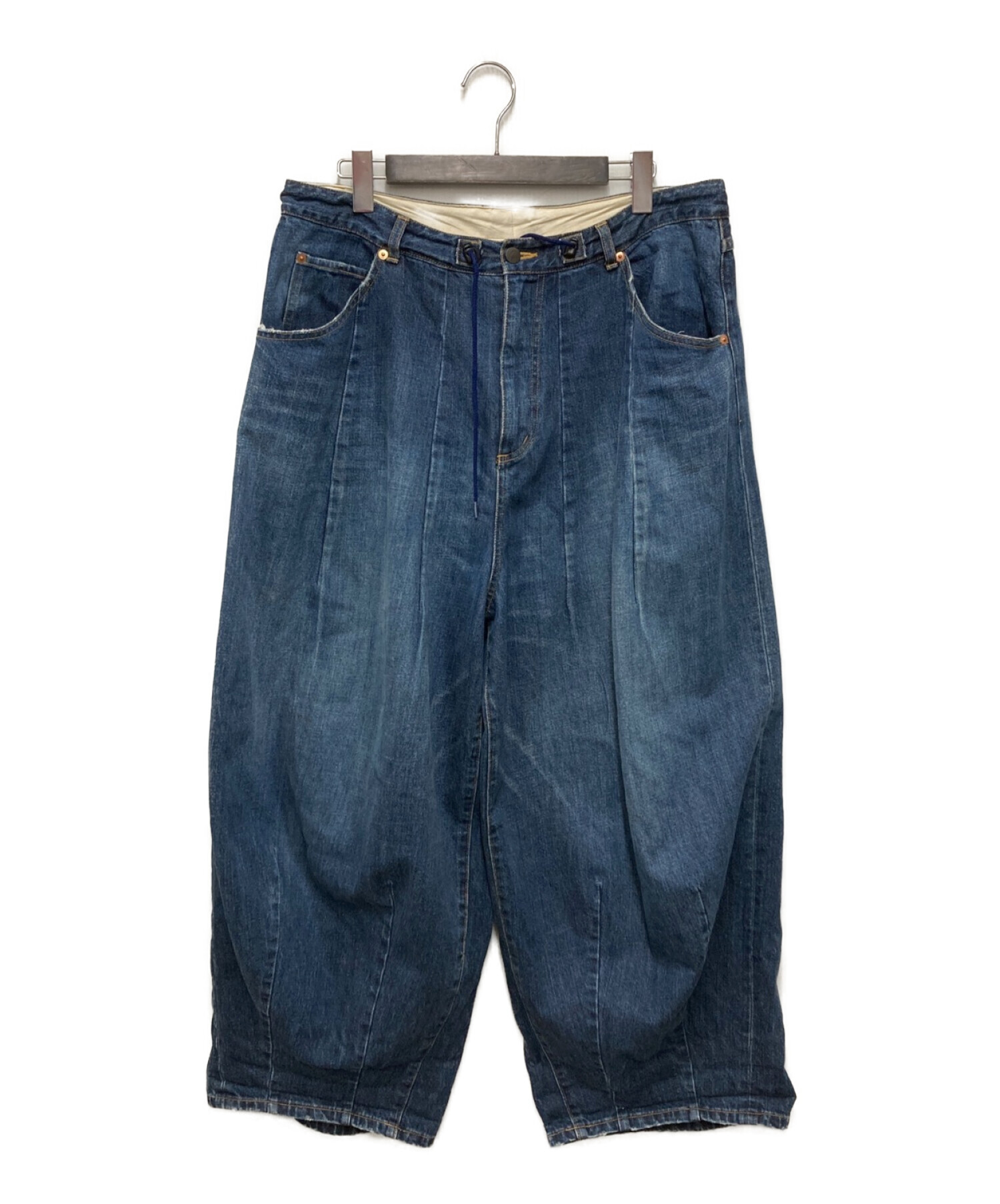 Needles (ニードルス) 21AW 12oz Denim H D Pant H.D.ヒザデルデニムパンツ インディゴ サイズ:Ｌ